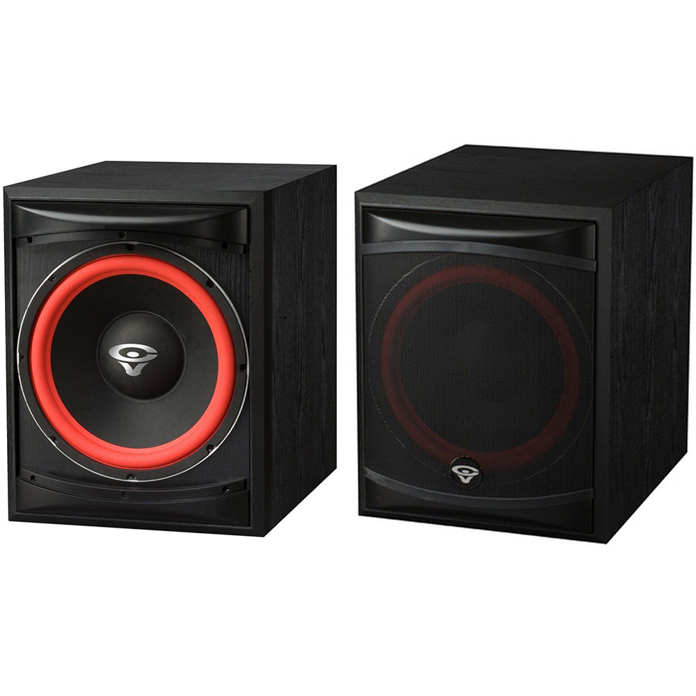 Cerwin Vega XLS 12S 12-Inch Front-Firing Powered Subwoofer - High-Performance Bass for Home Theater & Music Systems