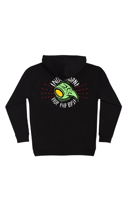 Independent Hawk Transmission Hoodie Black - Stylish Men's Streetwear for Urban Fashion & Outdoor Activities