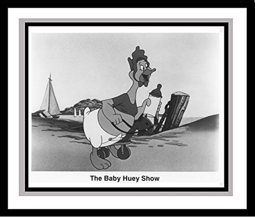 Vintage Baby Huey Lobby Card - Harveytoons Classic Cartoon Collectible Poster for Home Theater & Retro Decor