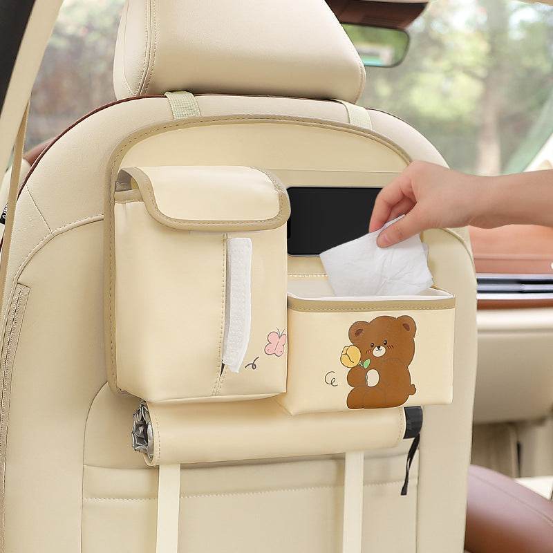 Best Car Storage Organizer for Trunk & Backseat - Multi-Pocket Auto Organizer with Premium Fabric - Perfect for Road Trips, Family Travel & Daily Commute
