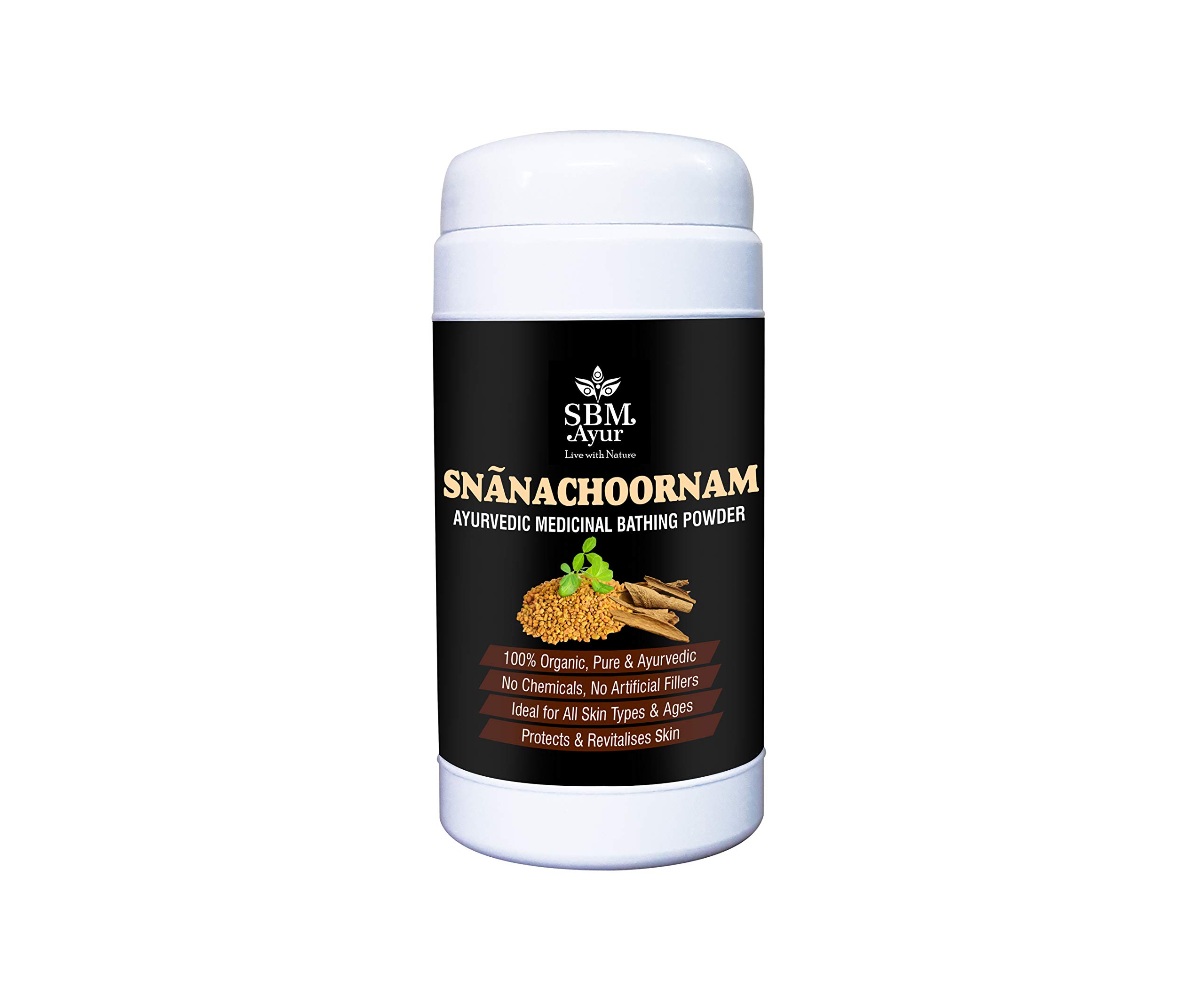 Ayurvedic Bathing Powder - SBM Ayur Snanachoornam 150g | Herbal Detox & Relaxation for Spa & Home Wellness