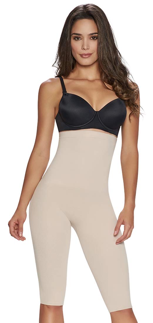 Premium Colombian Shapewear Girdle for Women - High Waist Tummy Control Panty Bodysuit, Strapless Body Shaper with Thermal Technology | Perfect for Postpartum Recovery, Weight Loss & Special Occasions