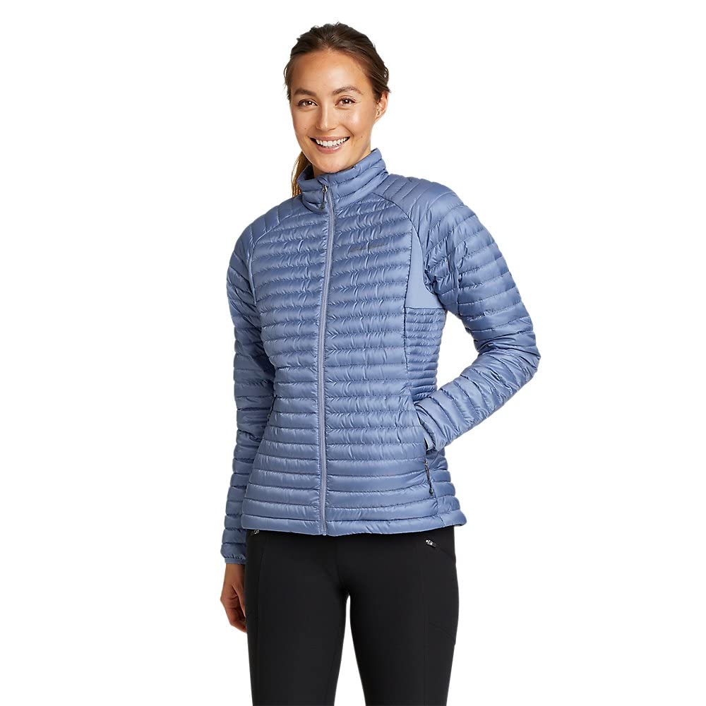 Eddie Bauer Women's MicroTherm 2.0 Down Jacket - Lightweight Warm Winter Coat for Outdoor Activities, Hiking & Travel