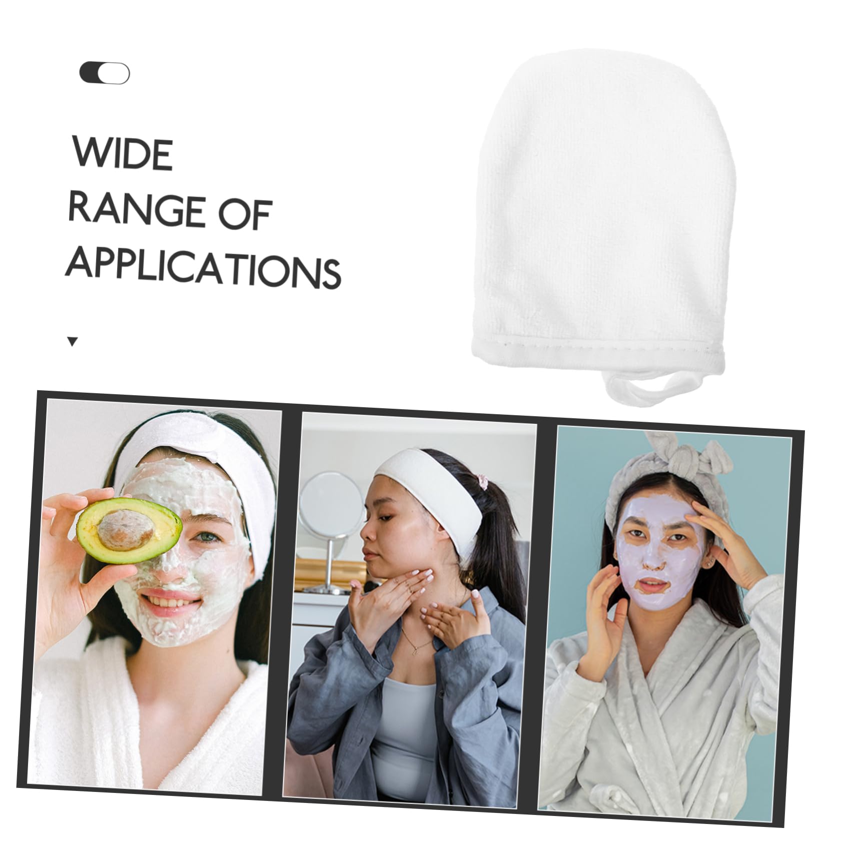 **Mikinona 9-Piece Makeup Remover Gloves Set - Reusable Facial Cleansing Gloves, Soft Wash Cloths for Makeup Removal, Exfoliating & Skincare - Perfect for Daily Face Cleaning, Spa, Travel & Bath**