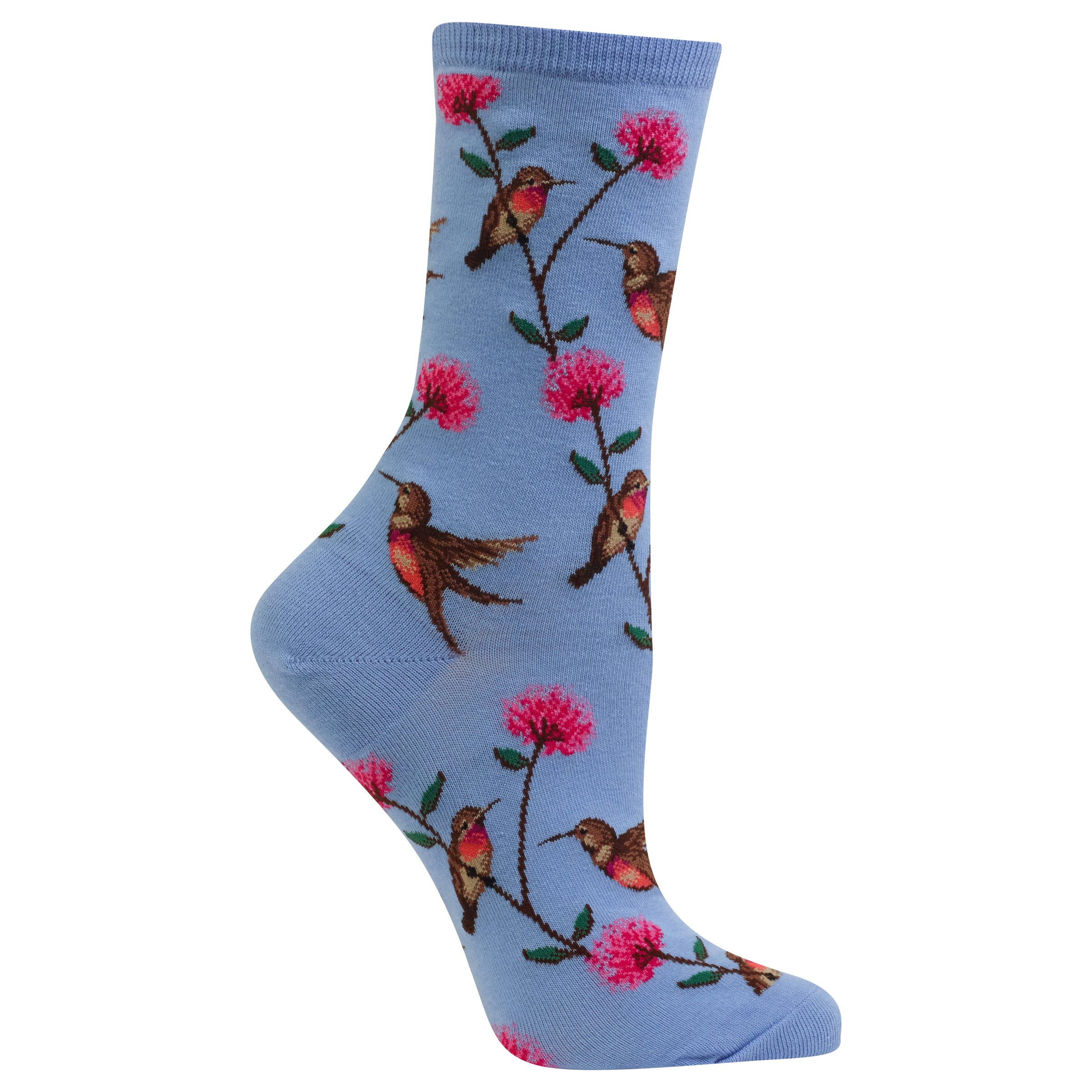 Hot Sox Women's Fun Nature & Outdoors Crew Socks - Colorful Hiking & Camping Socks for Outdoor Adventures & Casual Wear