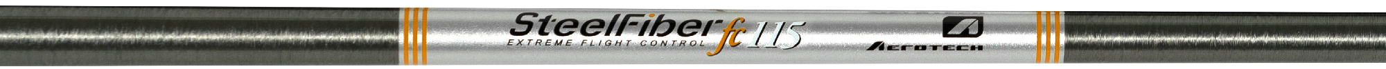 Aerotech Steelfiber FC115 Graphite Iron Shafts - Stiff Flex for Golf Clubs | Perfect for Mid-Handicap Players Seeking Distance & Control