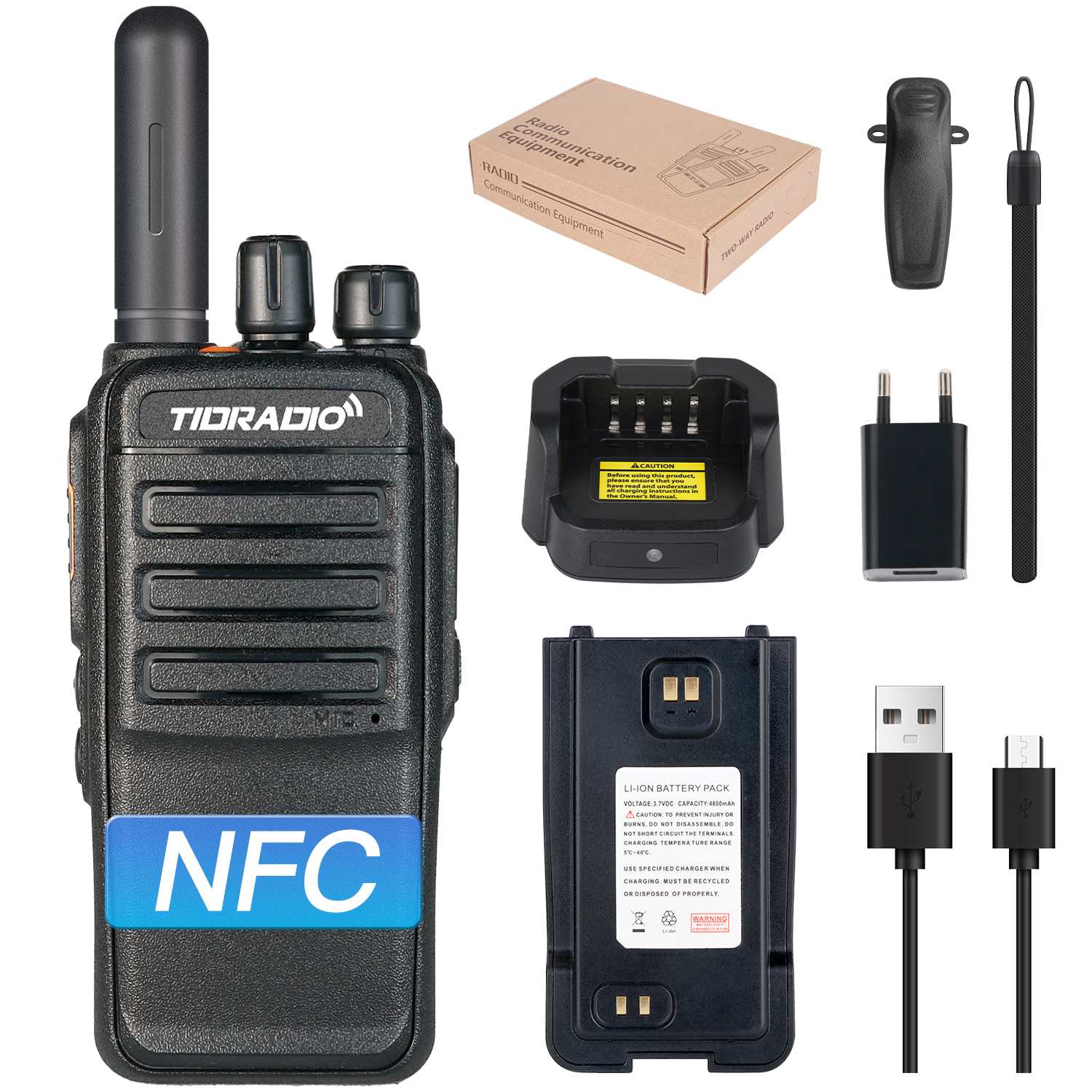 TD G715A 4G PoC Radio for Android - Professional Push-to-Talk Communication Device for Construction, Security & Emergency Teams