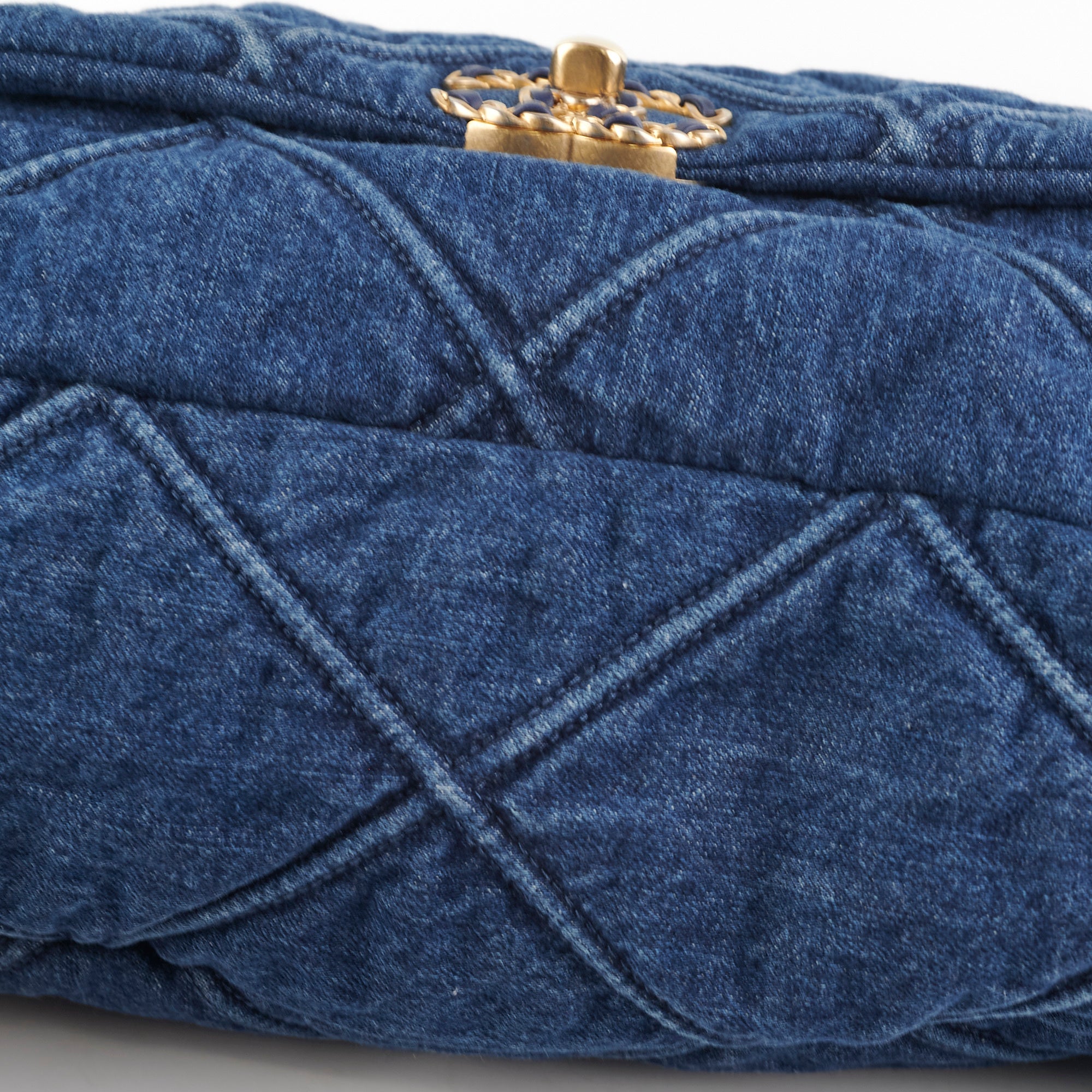 Chanel 19 Maxi Denim Bag - Luxury Designer Handbag for Women | Perfect for Everyday Use, Work & Special Occasions
