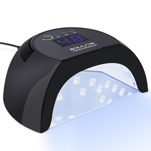 Black Nail Lamp With Removable Metal Bottom