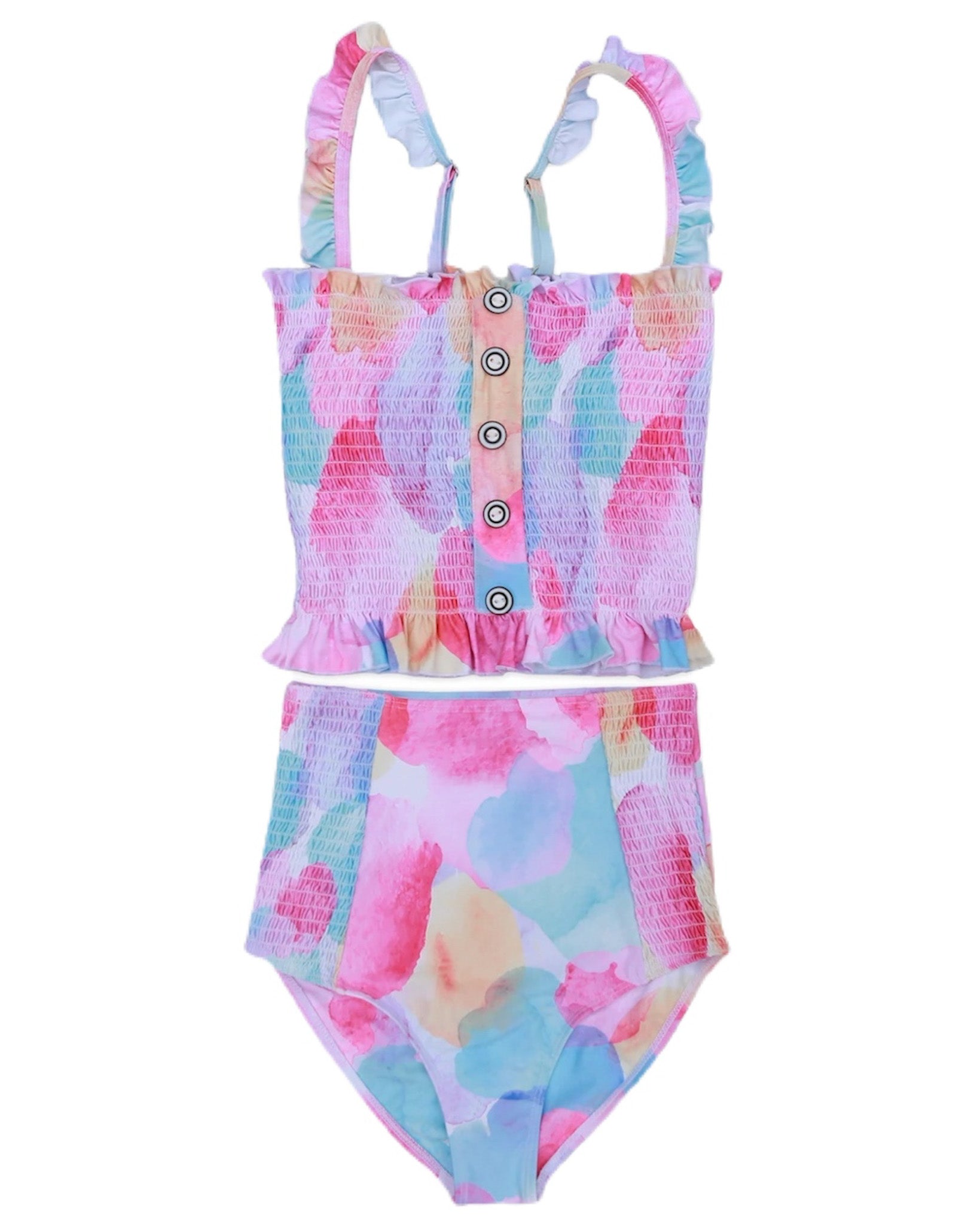 Betsy Smocked Tankini Swimsuit for Women - $48 | Flattering Swimwear for Beach, Pool & Vacation