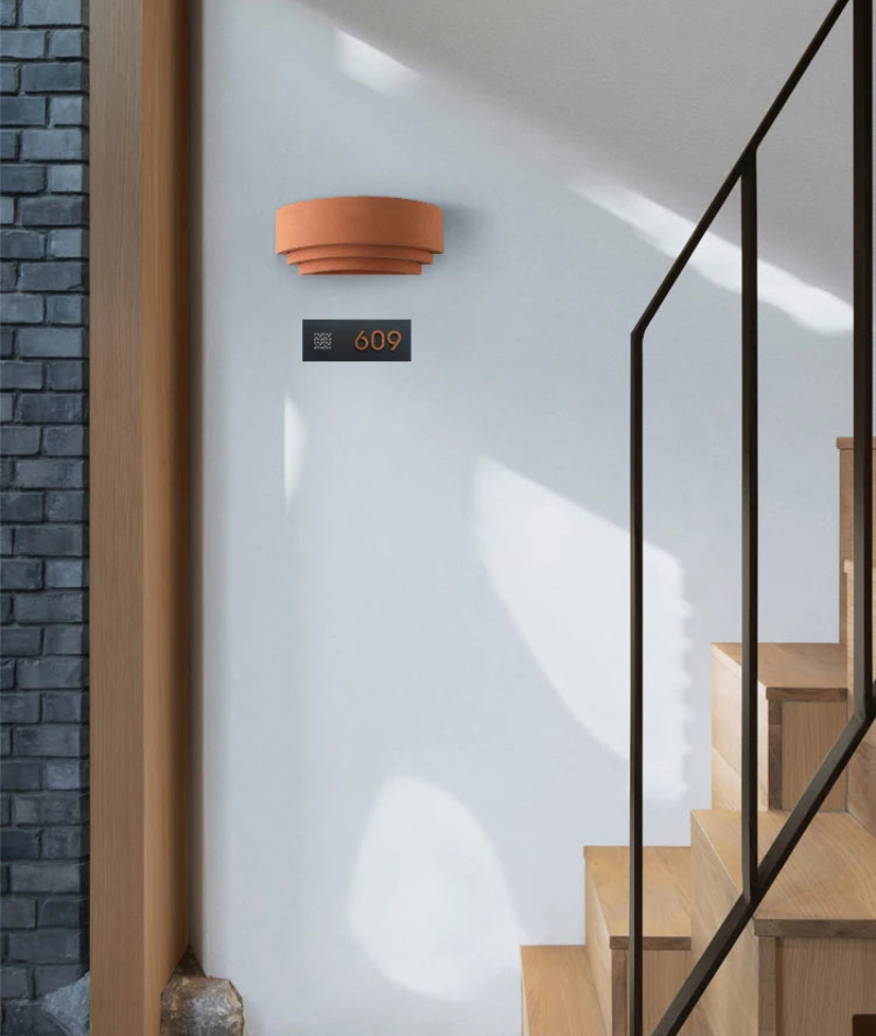 Lume Stone Waterproof LED Wall Sconce Light - Indoor/Outdoor Modern Lighting Fixture for Patio, Garden, Porch, and Hallway