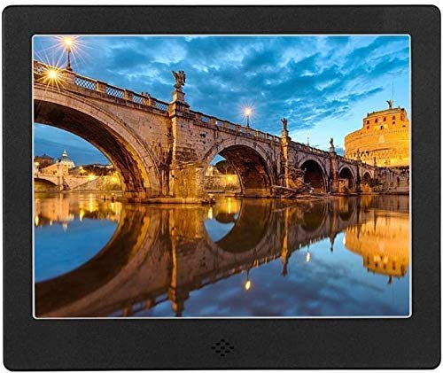 BINGQIAN 8 Inch Digital Picture Frame - HD Electronic Photo Frame for Family Photos & Videos | Perfect for Home, Office, and Gift Giving