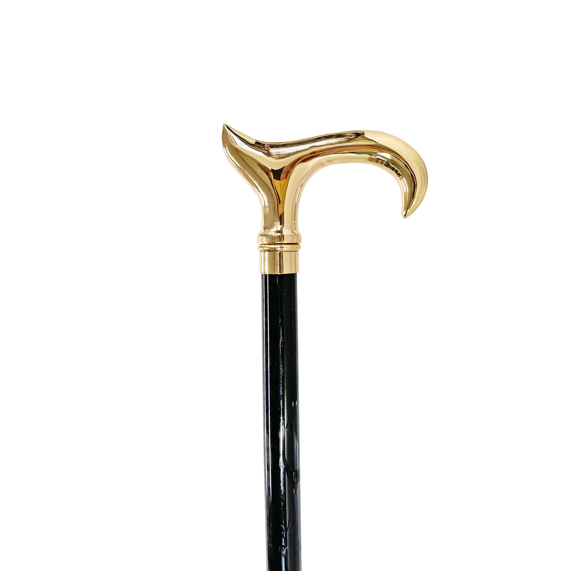 24K Gold Plated Shiny Metal Walking Cane - Premium Mobility Aid for Seniors & Fashionable Walking Stick for Outdoor Use