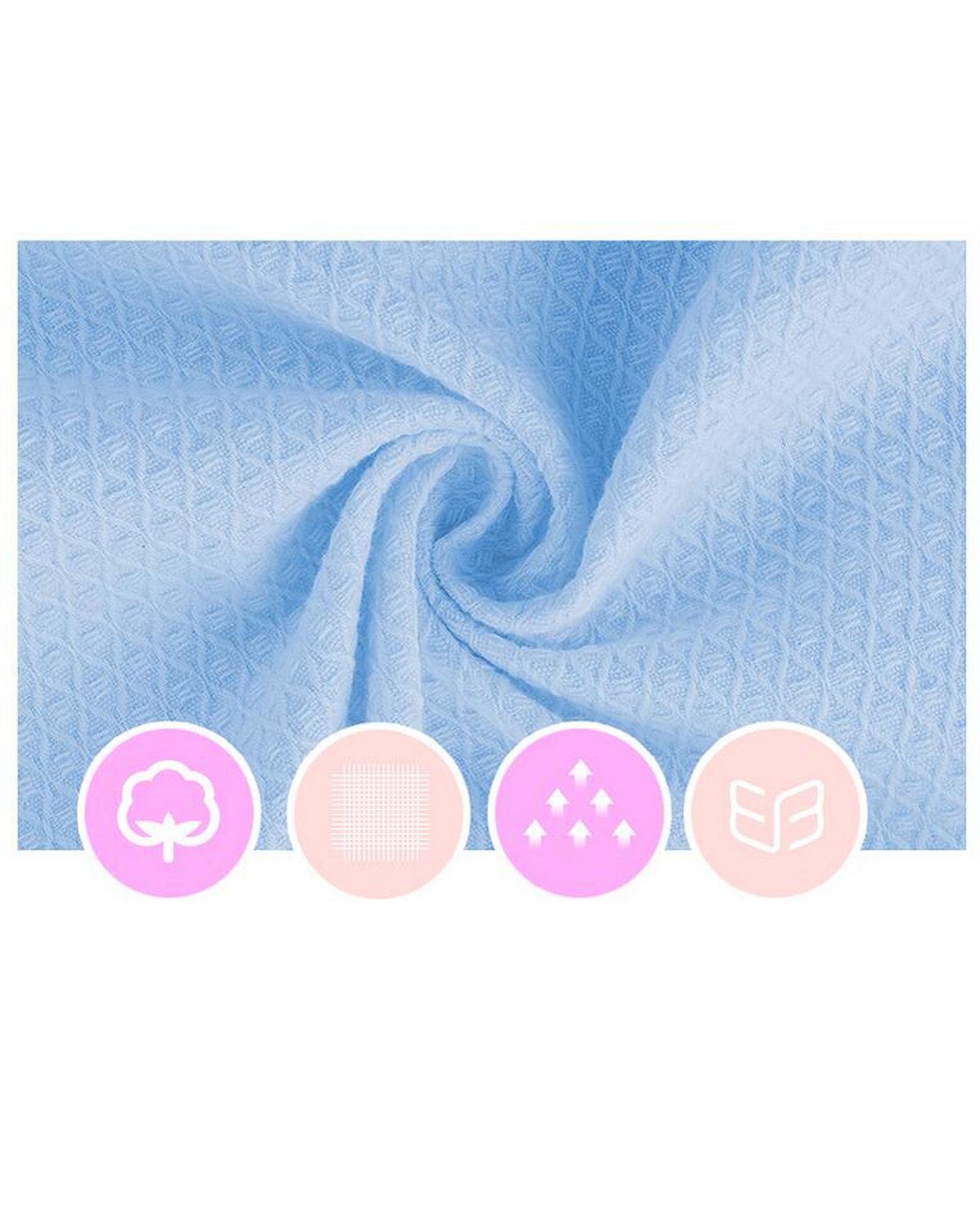 Soft Cotton Waffle Bathrobe for Toddlers & Kids - Boys & Girls Swim Robe for Pool, Beach & After Bath Comfort