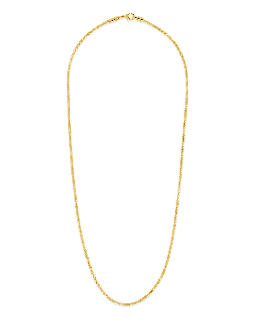Harlow Chain Necklace for Women - 18K Gold Plated Stainless Steel Layering Necklace - Elegant Dainty Jewelry Gift for Her - Perfect for Everyday Wear, Date Night & Special Occasions