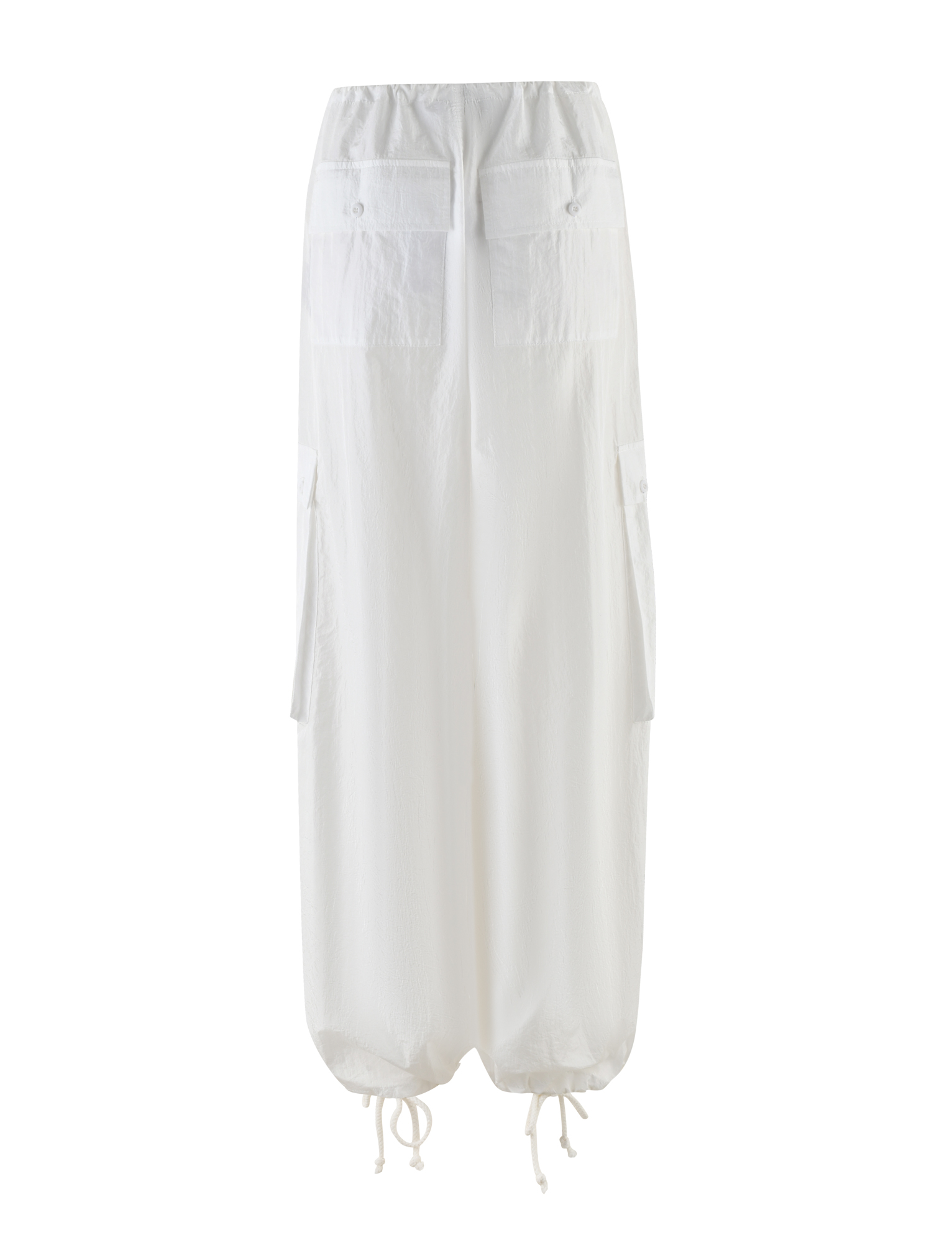 Violette Women's White Pants - Comfortable High Waist Stretch Trousers for Work, Office & Casual Wear
