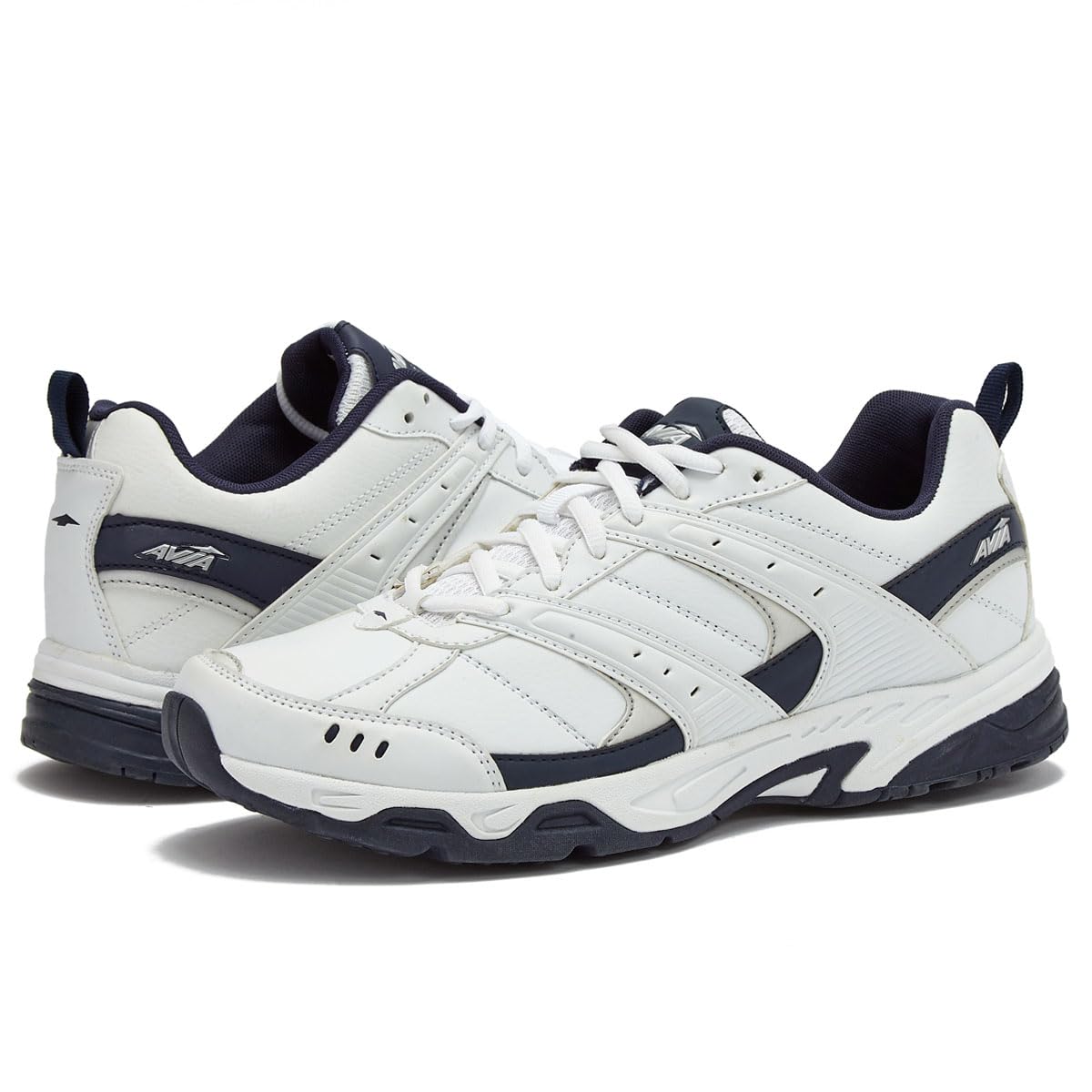 Avia Avi-Verge Men's Athletic Shoes - Breathable Cross Training Sneakers for Tennis, Pickleball & Walking | Wide Width Options (Size 7-16) | Perfect for Gym Workouts, Court Sports & Casual Wear