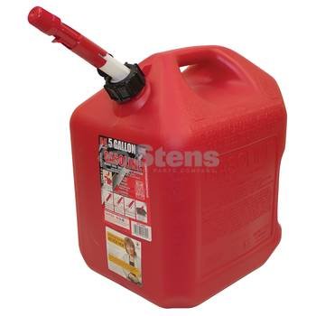 Midwest Can 5600 5 Gallon Gasoline Can - Red Safety Gas Container for Cars, Trucks & Lawn Mowers | Durable & Leak-Proof Fuel Storage Solution
