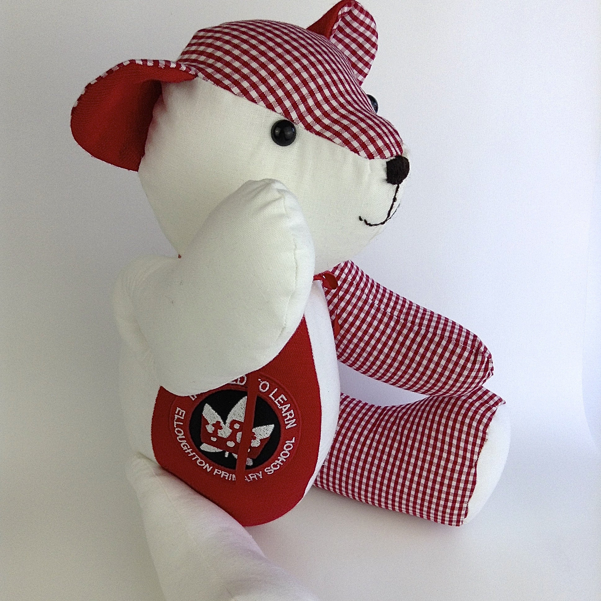 Custom Memory Bear Plush Toy - Personalized Keepsake for Graduates, School Leavers & Special Occasions | Perfect Gift for Graduation, Farewell & Cherished Memories