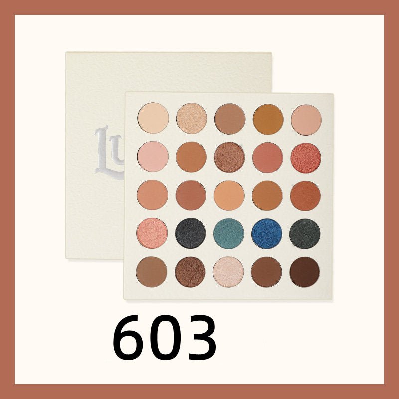 HOLD LIVE Matte Earth 25 Color Eyeshadow Palette - Highly Pigmented, Long Lasting Makeup for Day & Night Looks - Perfect for Professional Makeup Artists & Everyday Wear
