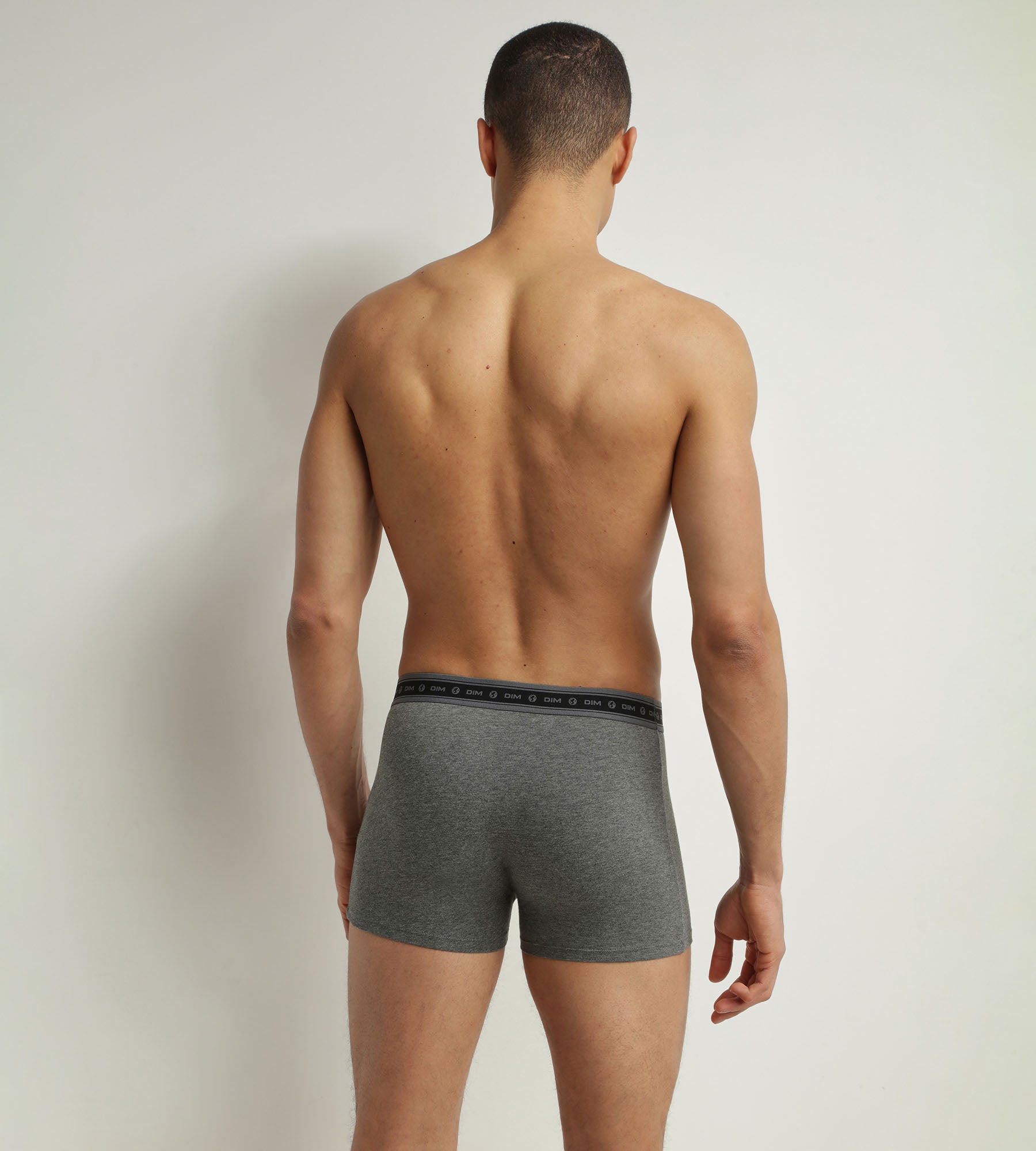 Organic Cotton Men's Boxer Briefs 3-Pack - Black, Charcoal, Green - Soft & Breathable Underwear for Everyday Comfort & Active Lifestyle