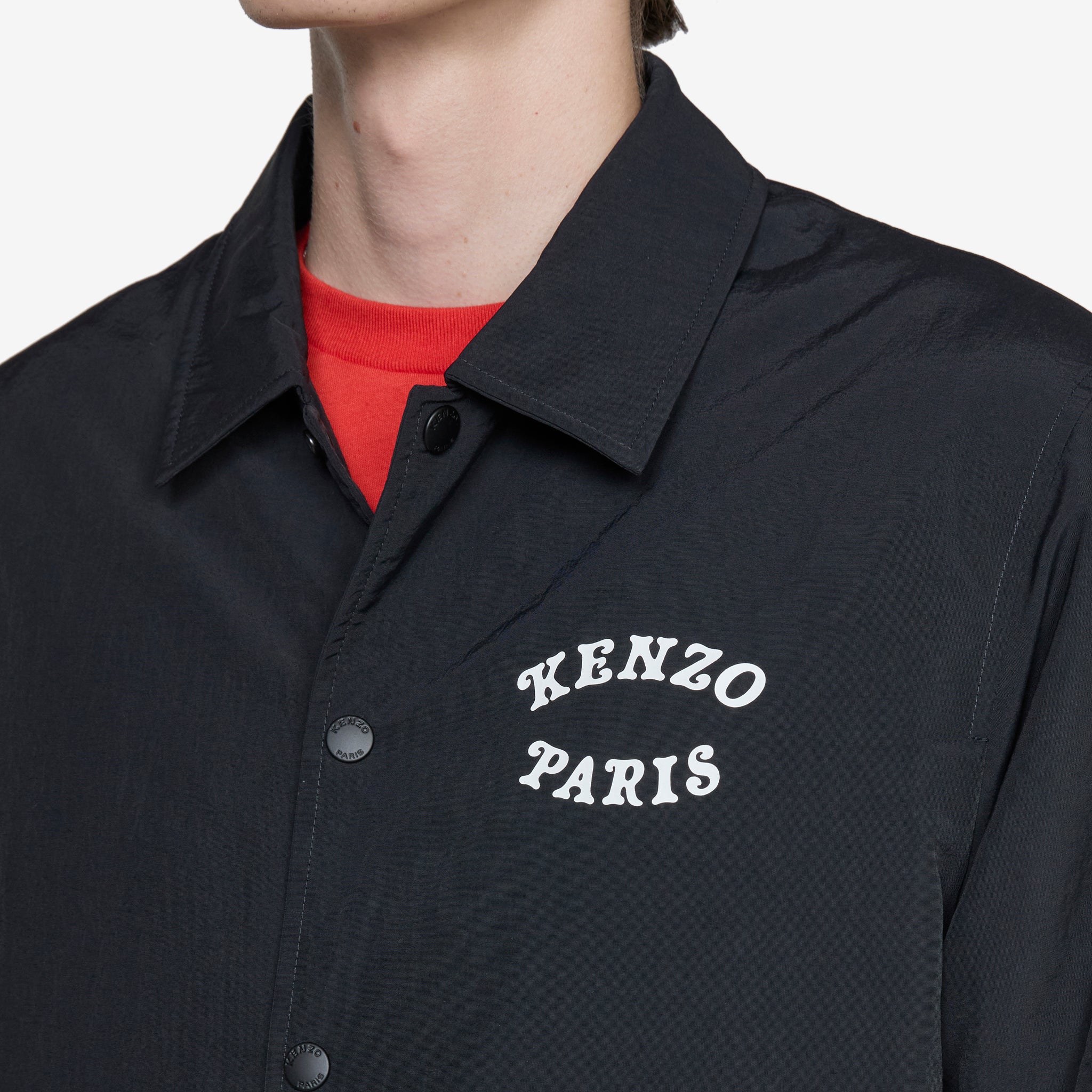 KENZO VERDY MARKET Heavy Coach Jacket - Black | Streetwear Fashion for Men & Women | Perfect for Urban Outfits & Casual Wear