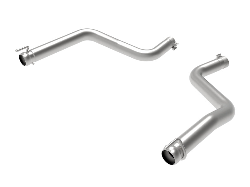 aFe MACHForce XP 409 Stainless Steel Axle Back Exhaust System with Polished Tips for 2015-2020 Dodge Challenger Hellcat V8 5.7L - High Performance Exhaust Upgrade for Street & Track Racing
