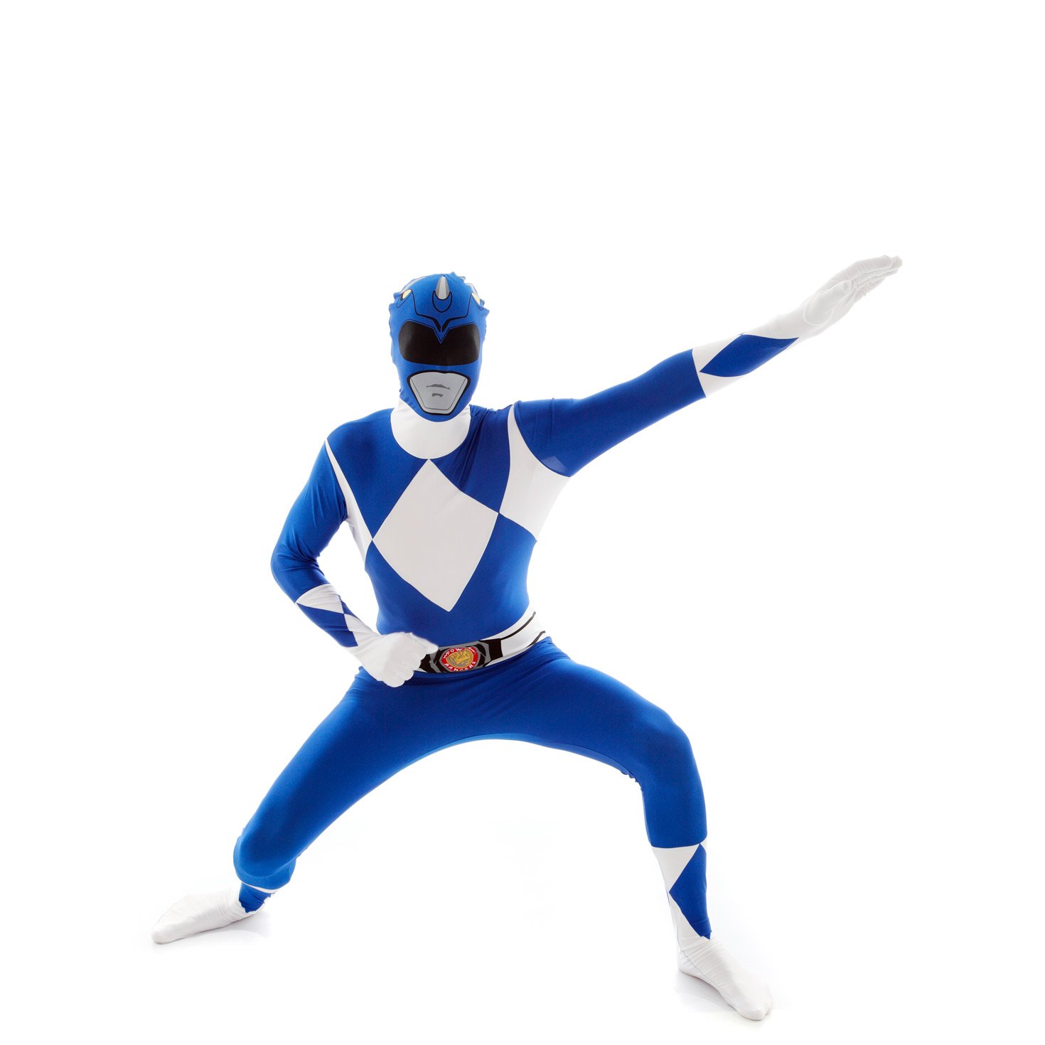 Power Rangers Costume for Adults - Red Ranger Morphsuit Full Body Spandex Suit for Men & Women | Halloween Cosplay, Comic Con, Themed Parties & Superhero Dress-Up