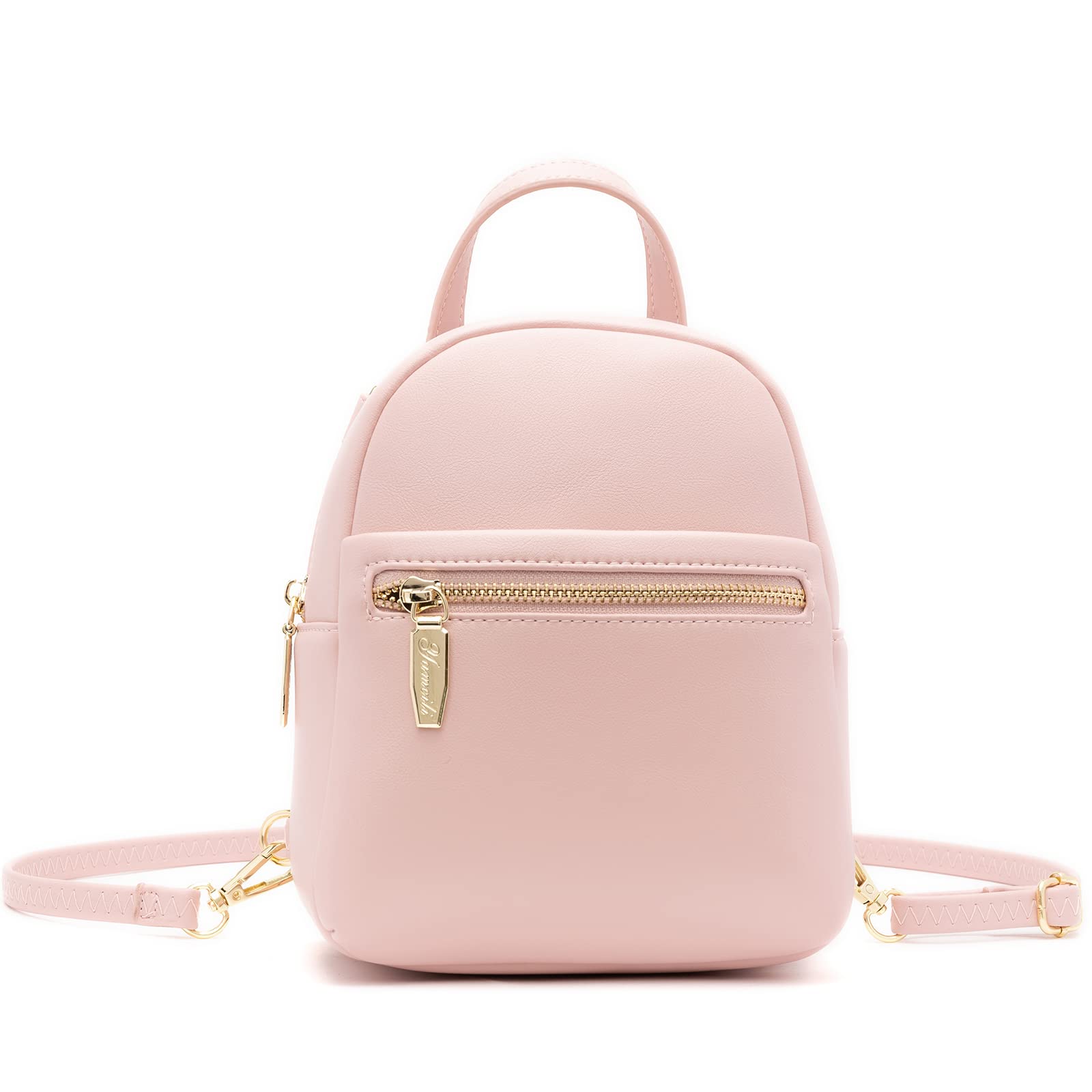 Cute Mini Leather Backpack Purse for Women & Teen Girls - Small Shoulder Bag Handbag for School, Travel & Daily Use