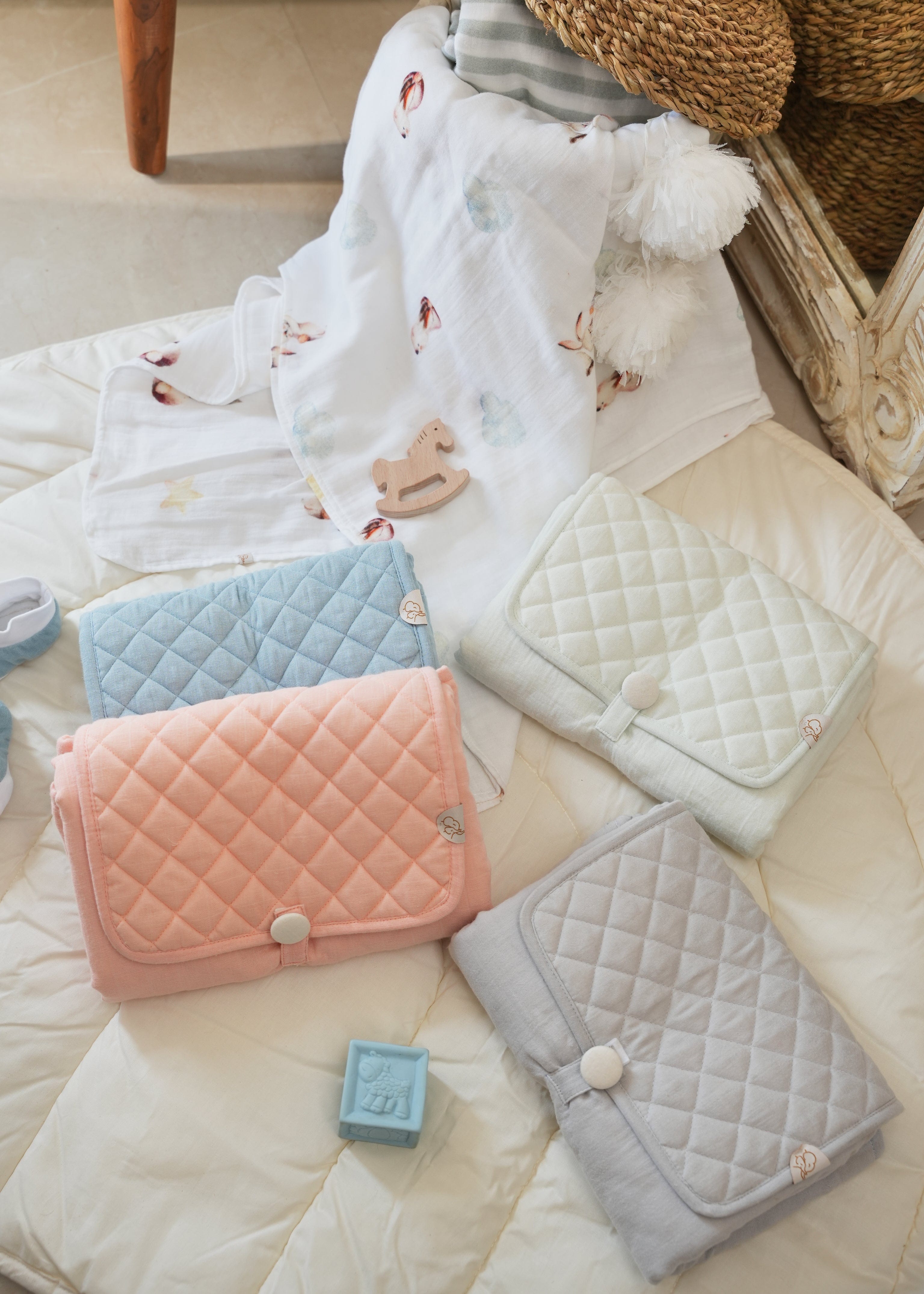 Portable Baby Changing Mat - Waterproof, Foldable & Travel-Friendly for Diaper Changes On the Go - Perfect for Home, Nursery, Travel & Outdoor Use
