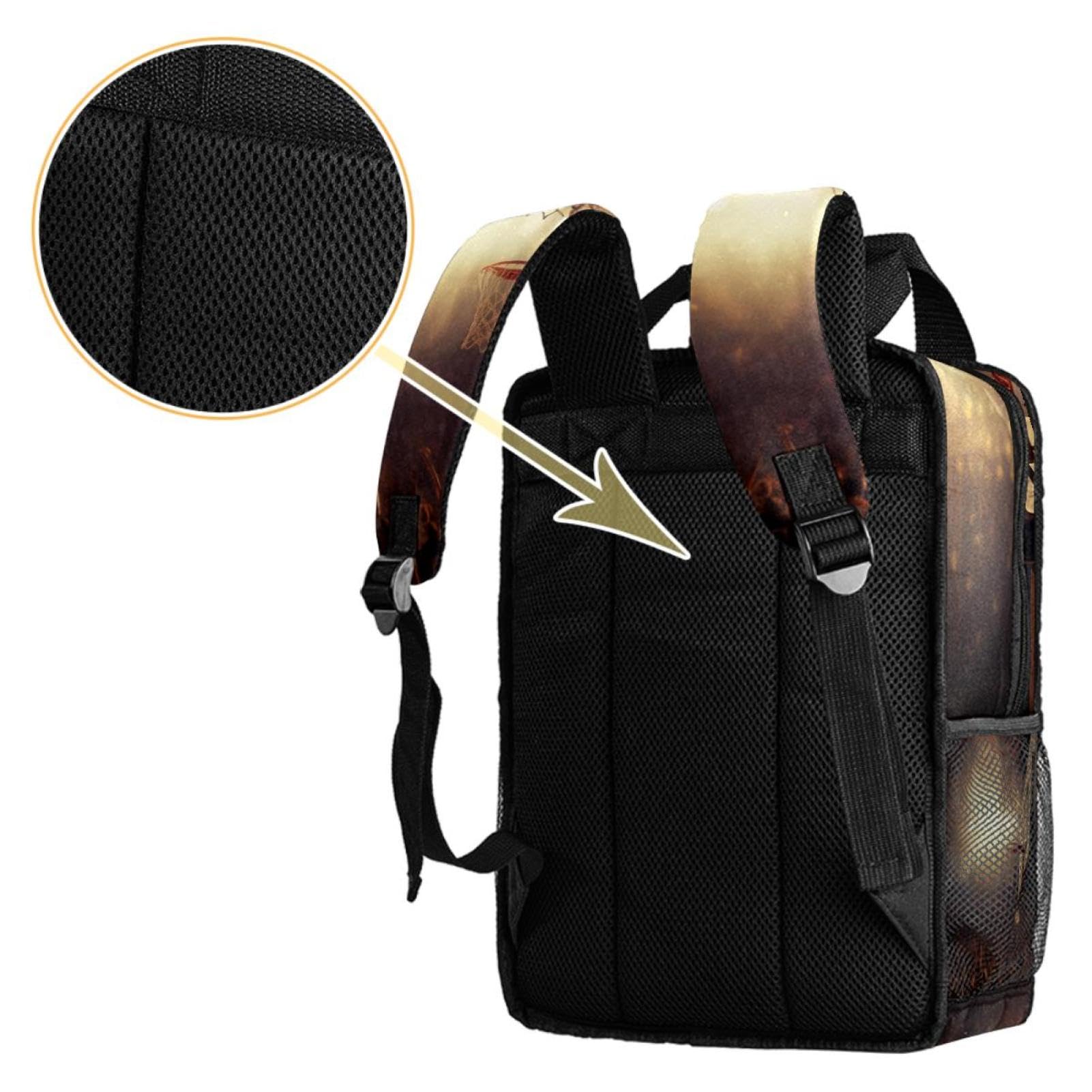 Best Travel Backpacks for Women & Men - Durable Basketball Backpack with Hoop - Perfect for Gym, School & Outdoor Adventures