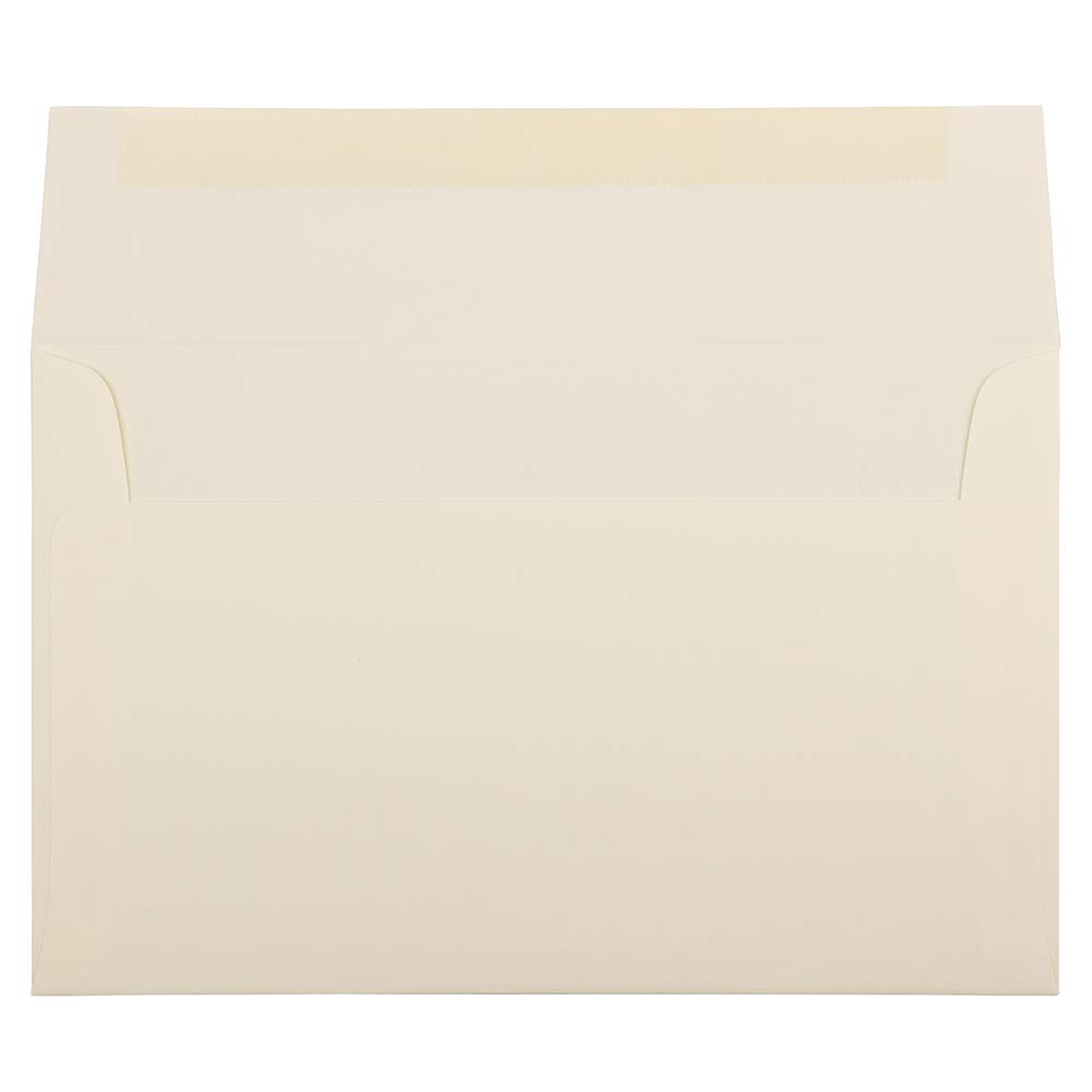 JAM PAPER A10 Strathmore Invitation Envelopes 6x9.5 Inches - Ivory Wove Bulk Pack of 500 - Premium Wedding, Business & Greeting Card Envelopes for Professional Correspondence