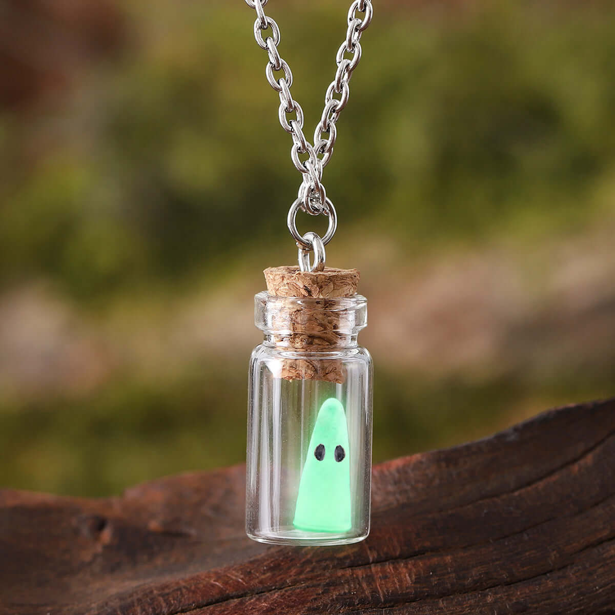 Adopt A Ghost Light Up Halloween Drop Earrings & Necklace Set | XC115 | Spooky Party Accessories for Women & Teens