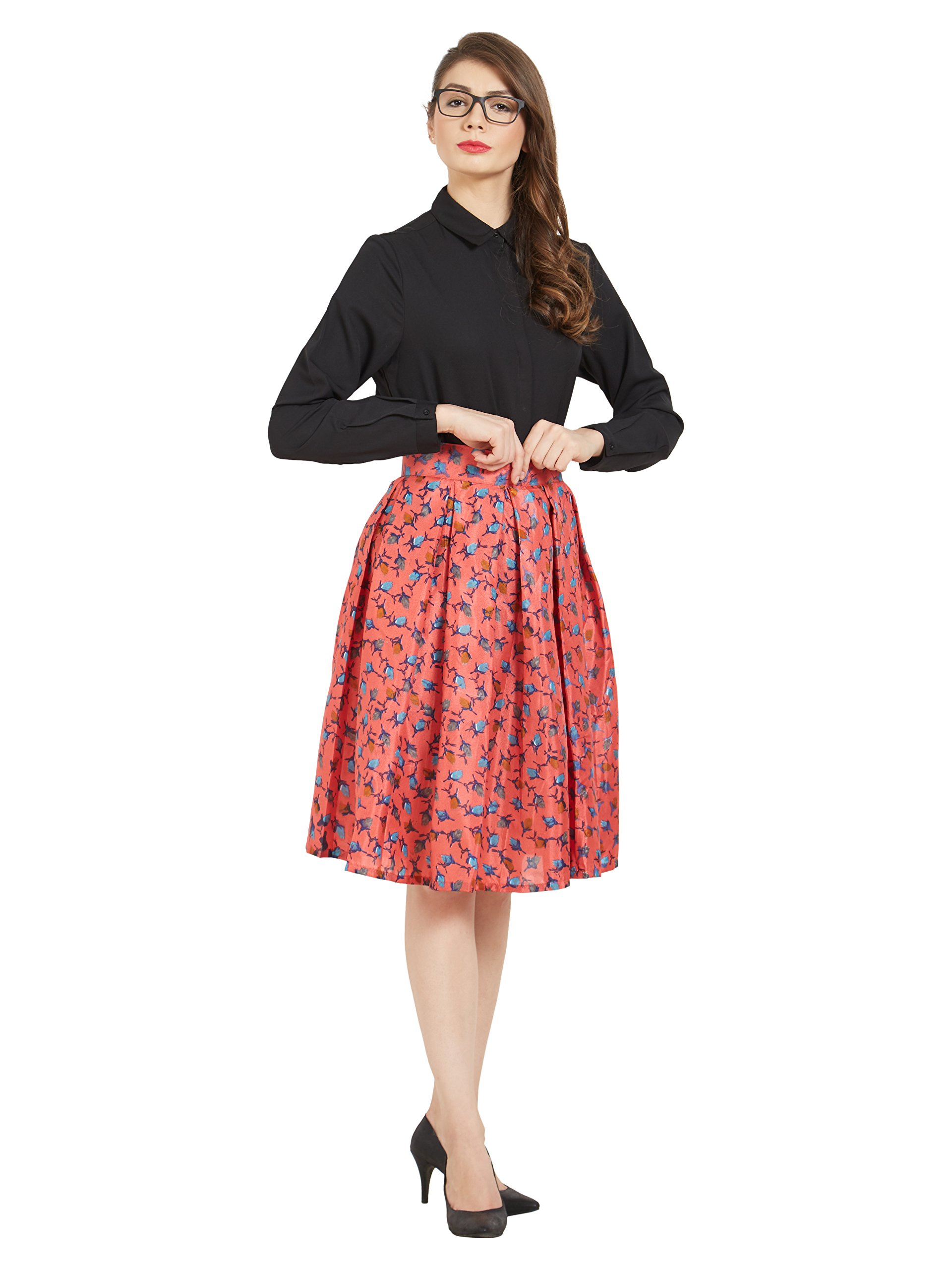 Vintage Plaid Pleated Skater Skirt for Women - Flared A-Line Mini Midi Skirt Retro Casual Style - Perfect for Parties, Dates, and Everyday Wear