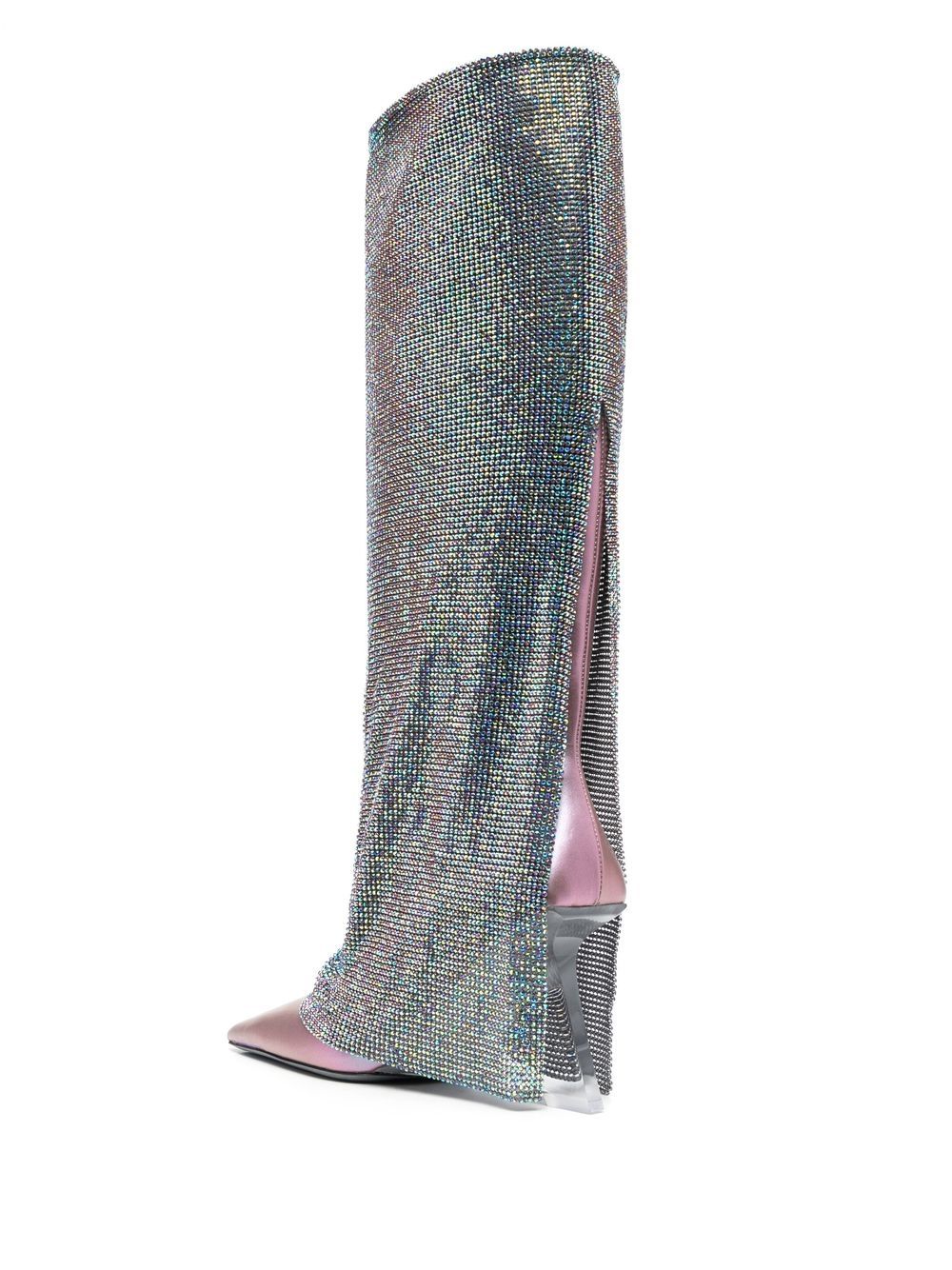 Benedetta Bruzziches Women's Blue Leather Boots - Stylish & Comfortable for Casual Outings & Evening Events