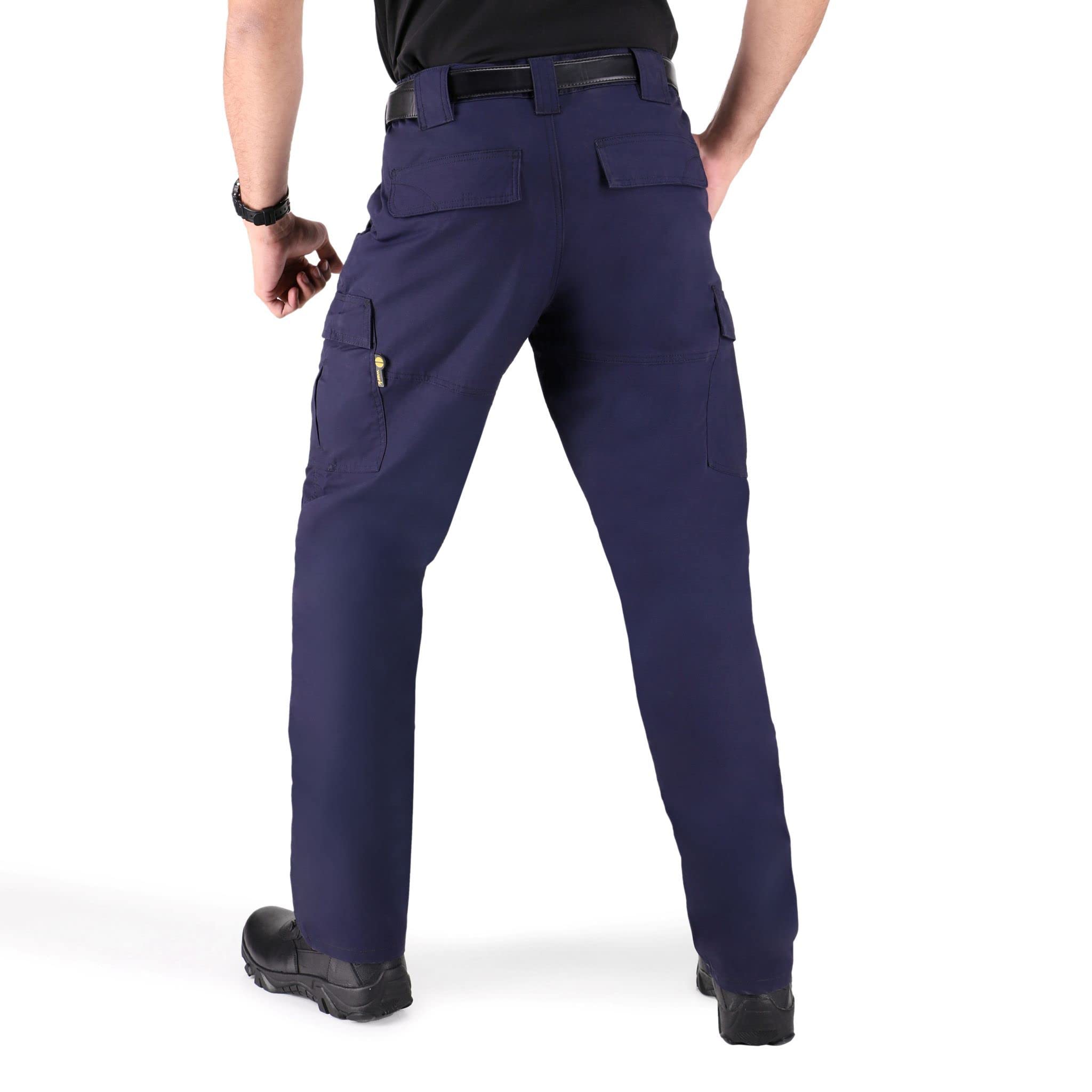 WHITEDUCK Men's Tactical Pants - Ripstop Stretch Water Resistant Cargo Pants with 13 Pockets for Military, Hiking & Outdoor Activities | Durable Work Pants for Camping, Hunting & Tactical Operations
