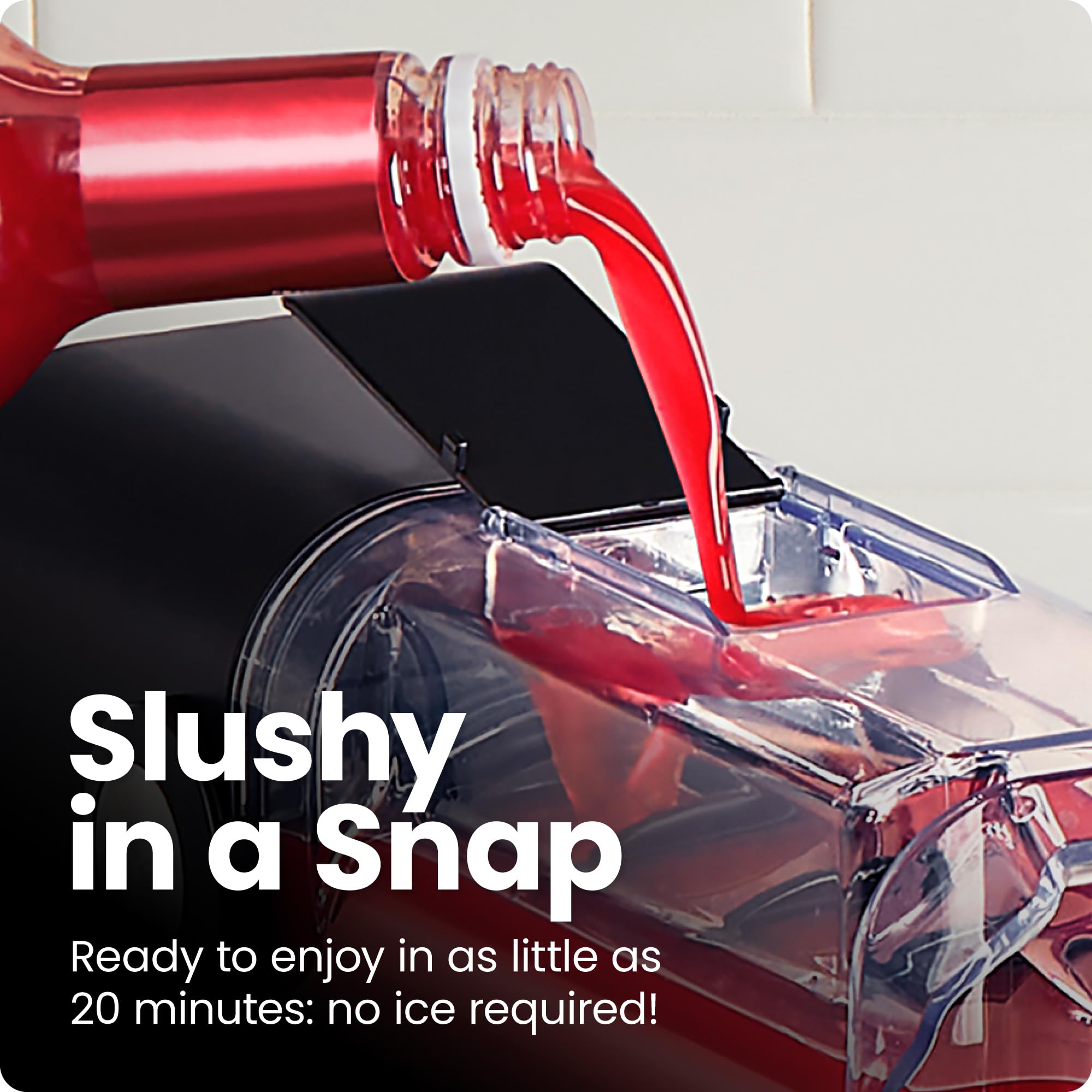 Iceman Slush-Ease 48 oz. Commercial Slushie Machine - Frozen Drink Maker with 5 Presets & Custom Mode for Margaritas, Frappes, Smoothies - Easy-Dispensing Lever & Durable Design - Perfect for Bars, Restaurants, Parties & Home Use