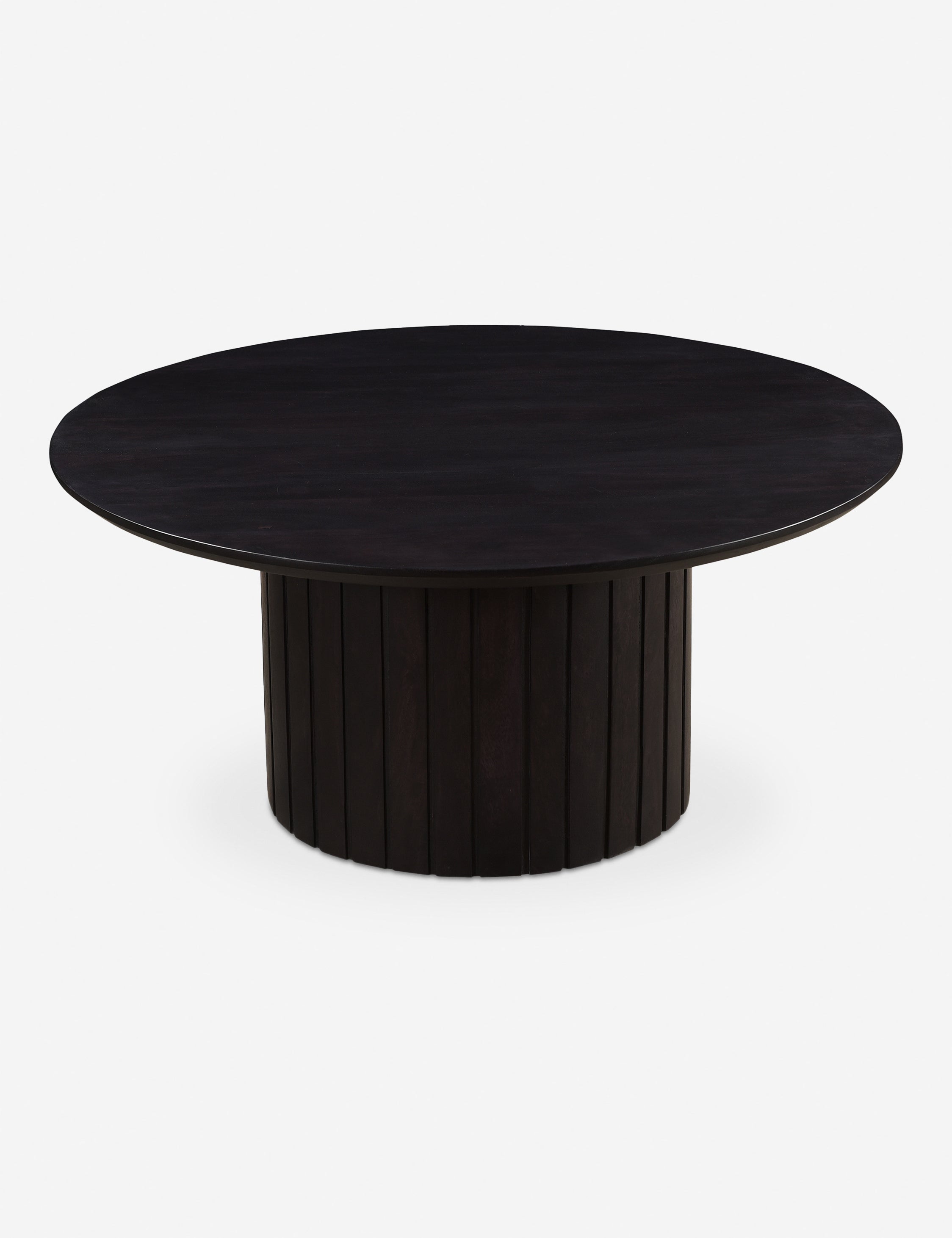 Modern Benedict Round Coffee Table - 36 Inch Wooden Living Room Center Table for Small Spaces, Perfect for Apartments, Lounges & Cozy Home Decor