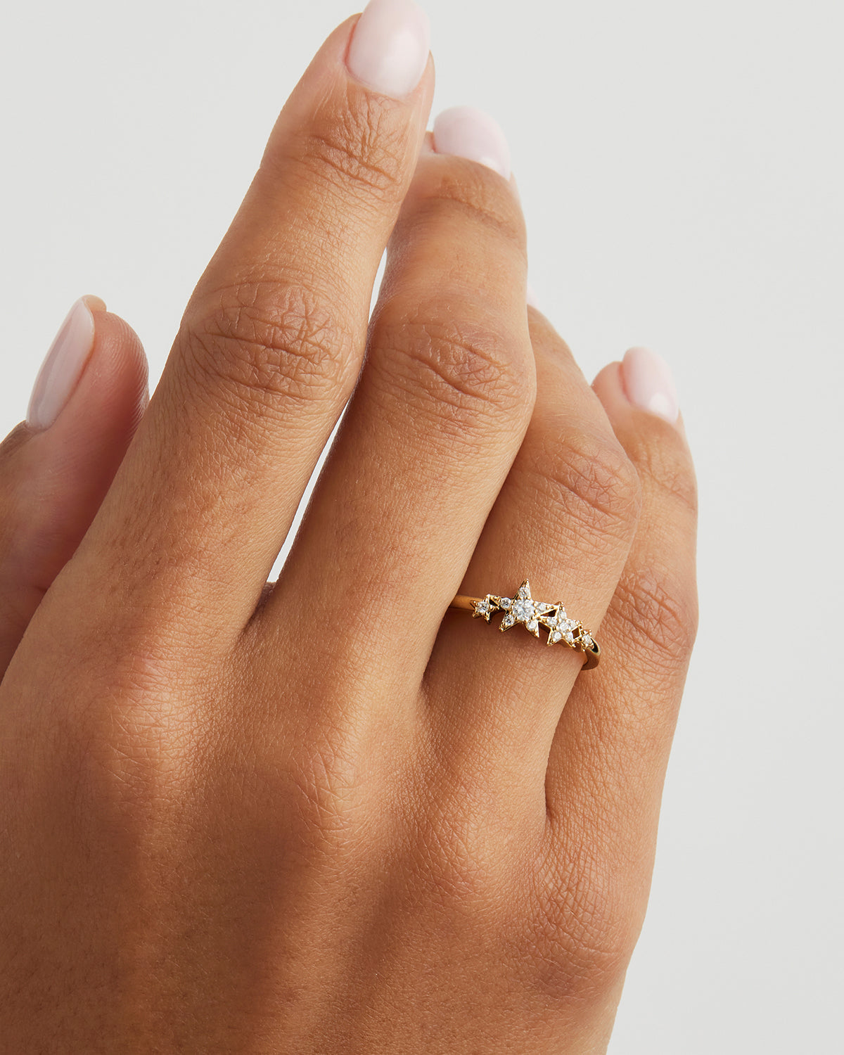 14K Solid Gold Stardust Lab-Grown Diamond Ring for Women - Elegant Wedding, Engagement & Anniversary Jewelry Gift