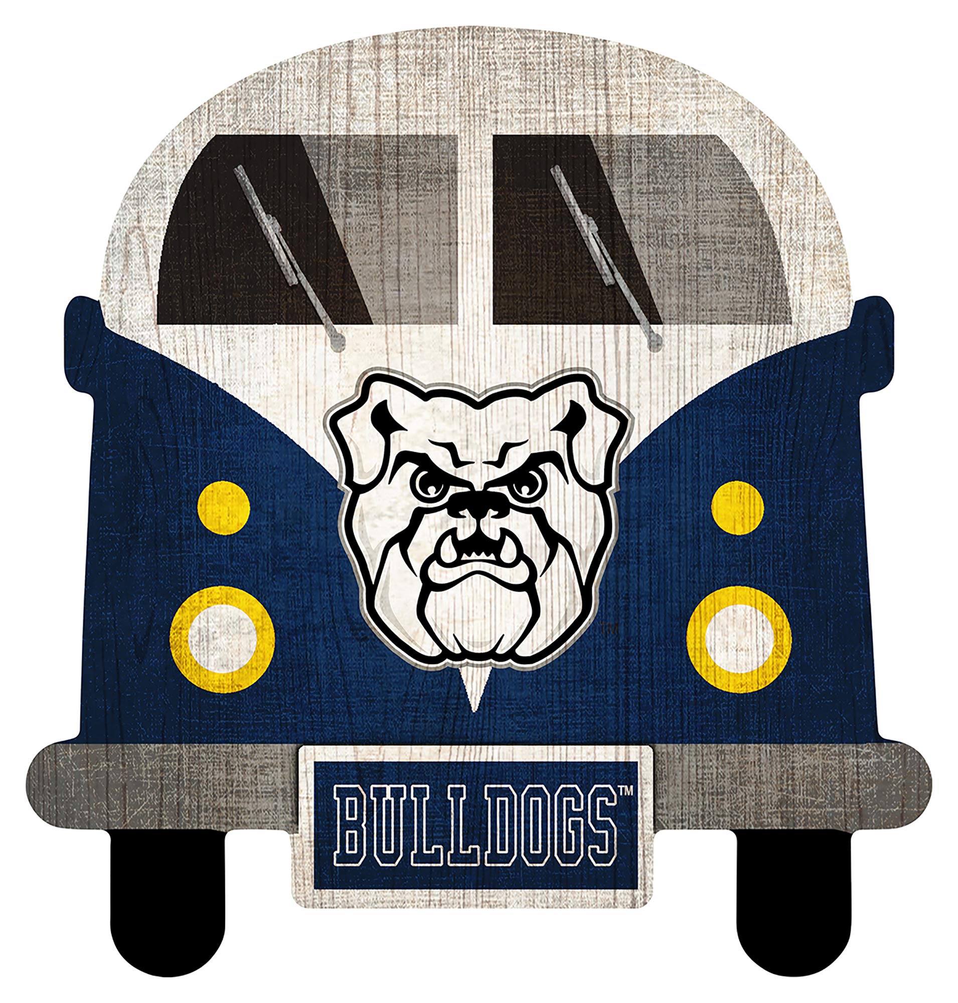 Fan Creations NCAA 12 Inch Team Bus Sign - Officially Licensed College Sports Decor for Tailgating, Dorm Rooms & Game Day Parties