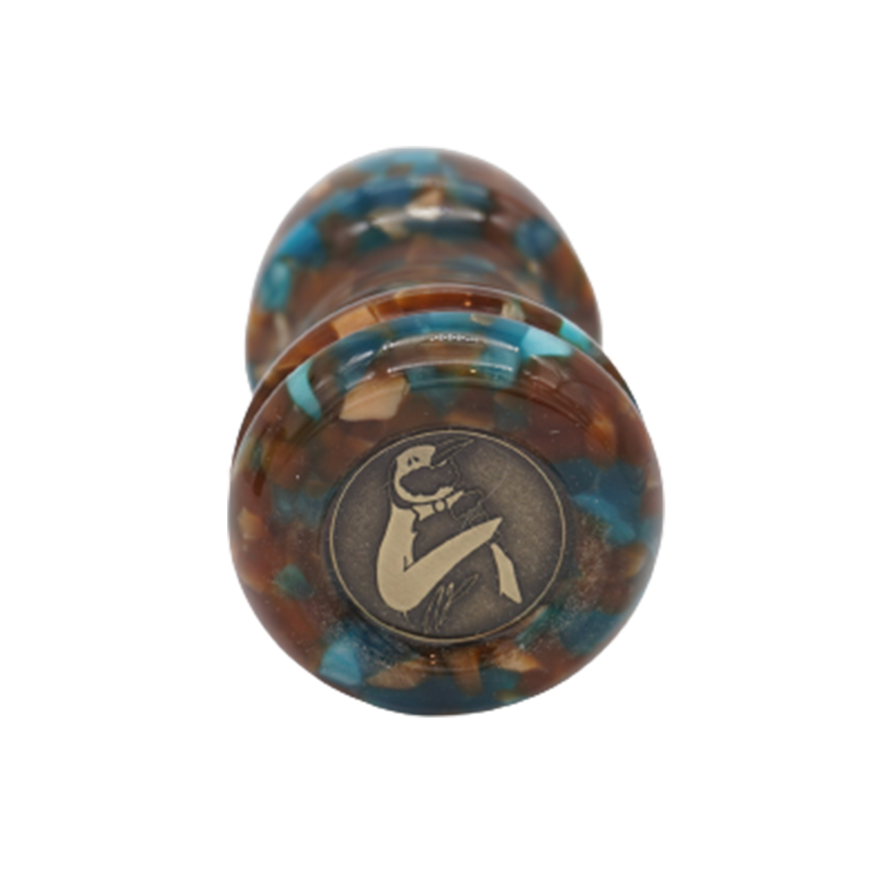 Handcrafted Wooden Shaving Brush Handle for 24mm & 26mm Knots - Premium Diamond Pattern Design - Perfect for Wet Shaving & Grooming Gifts