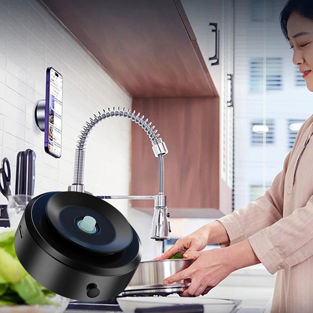 Universal Magnetic Car Phone Holder - 360° Rotating Suction Cup Mount for iPhone, Samsung & All Smartphones | Secure Dashboard & Windshield Car Accessories for Hands-Free Driving & Navigation