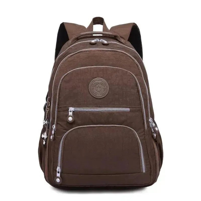 Stylish Nylon Backpack for Teens - Durable School Backpack with Multiple Pockets | Perfect for High School, College, Travel & Daily Use