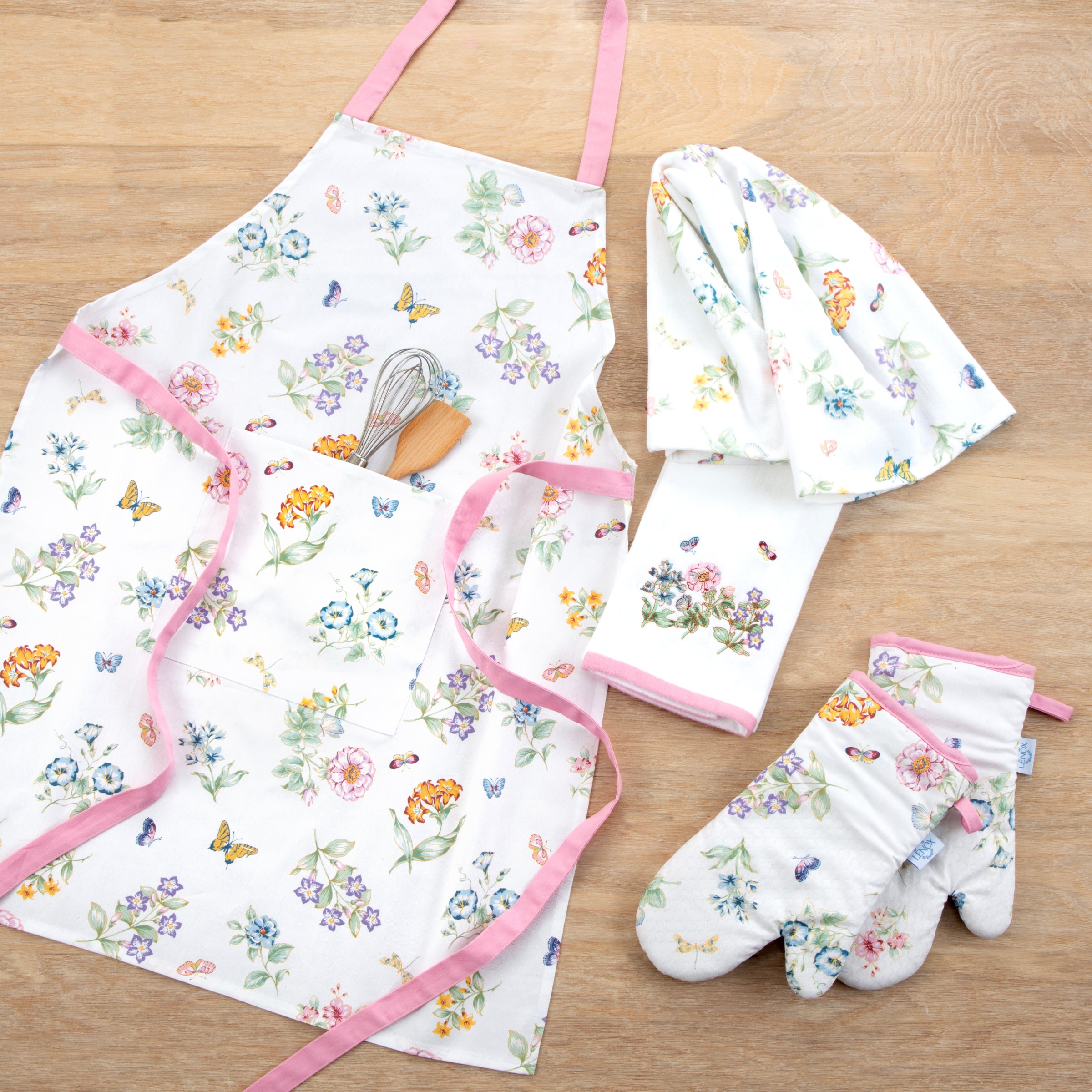 Butterfly Meadow 5-Piece Gift Set - Floral Bath & Body Collection for Women - Perfect for Birthday, Anniversary & Mother's Day Gifts