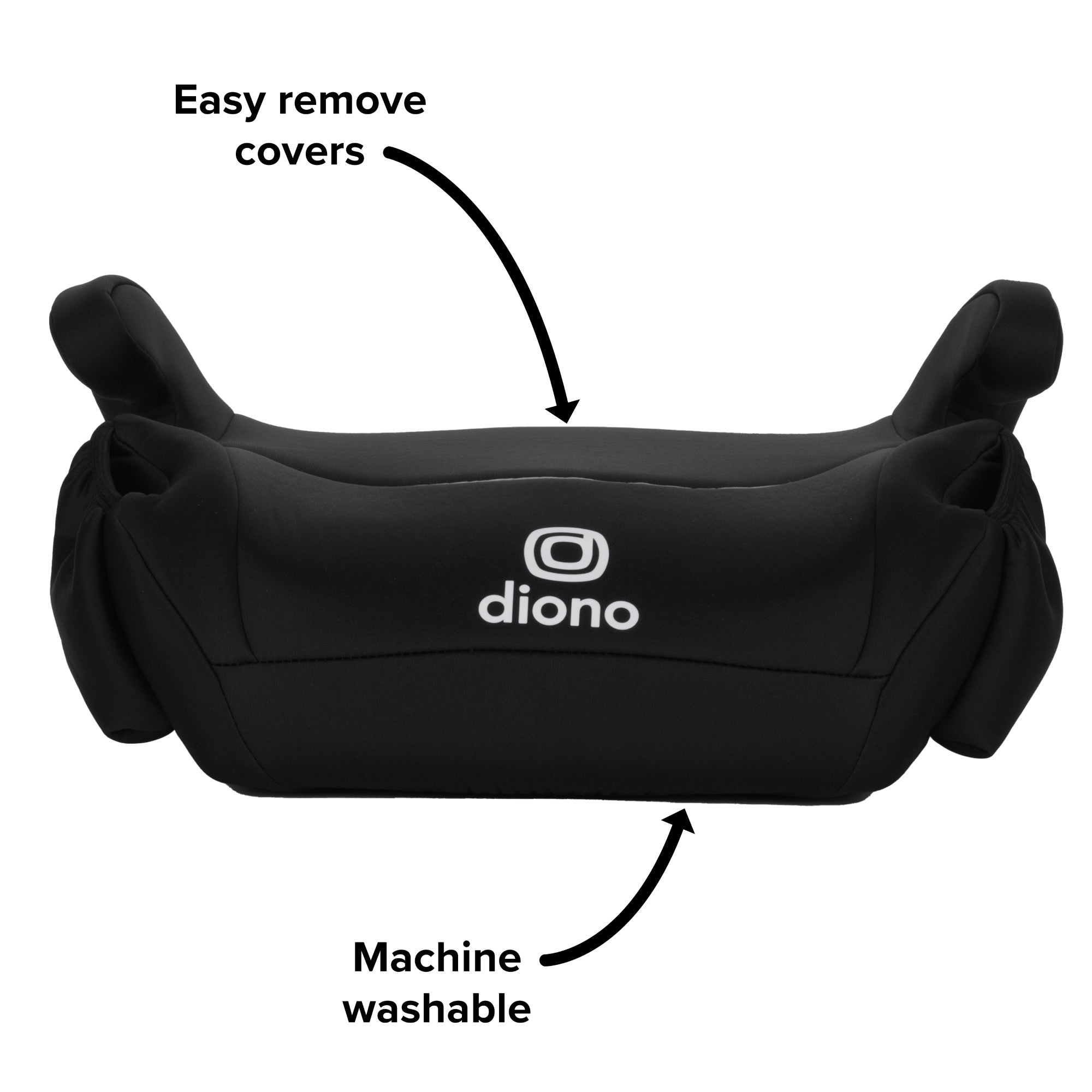 Diono Solana Backless Booster Car Seat - 2 Pack | Lightweight & Portable for Travel, School Carpool & Everyday Use