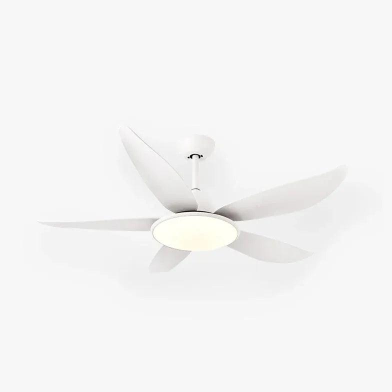Modern White Ceiling Fan with Light - Energy Efficient & Quiet, Perfect for Living Room, Bedroom, or Office Cooling and Lighting