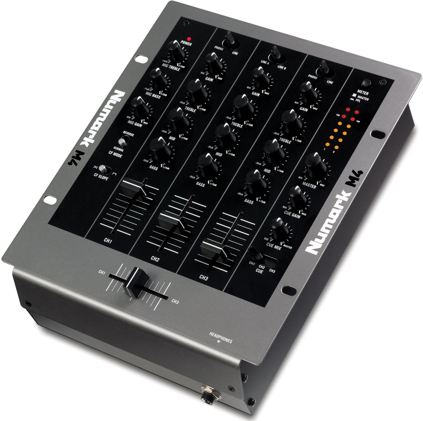 Numark M4 Professional DJ Controller - Black | USB-Powered Mixer for Serato DJ Lite | Perfect for Home, Club & Mobile DJ Performances