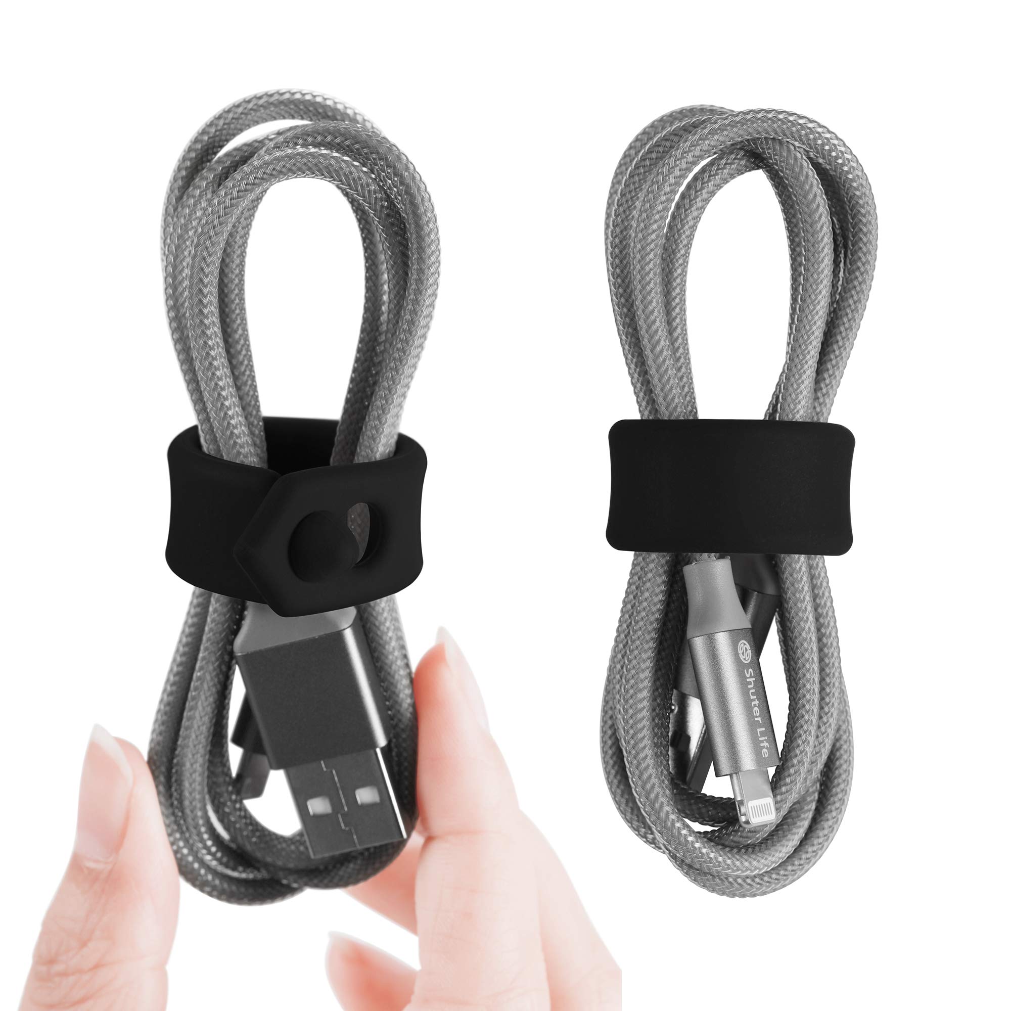 Reusable Cable Straps & Cord Organizer for Earbuds, Headphones, Earphones - Perfect for Travel, Office, and Home Use