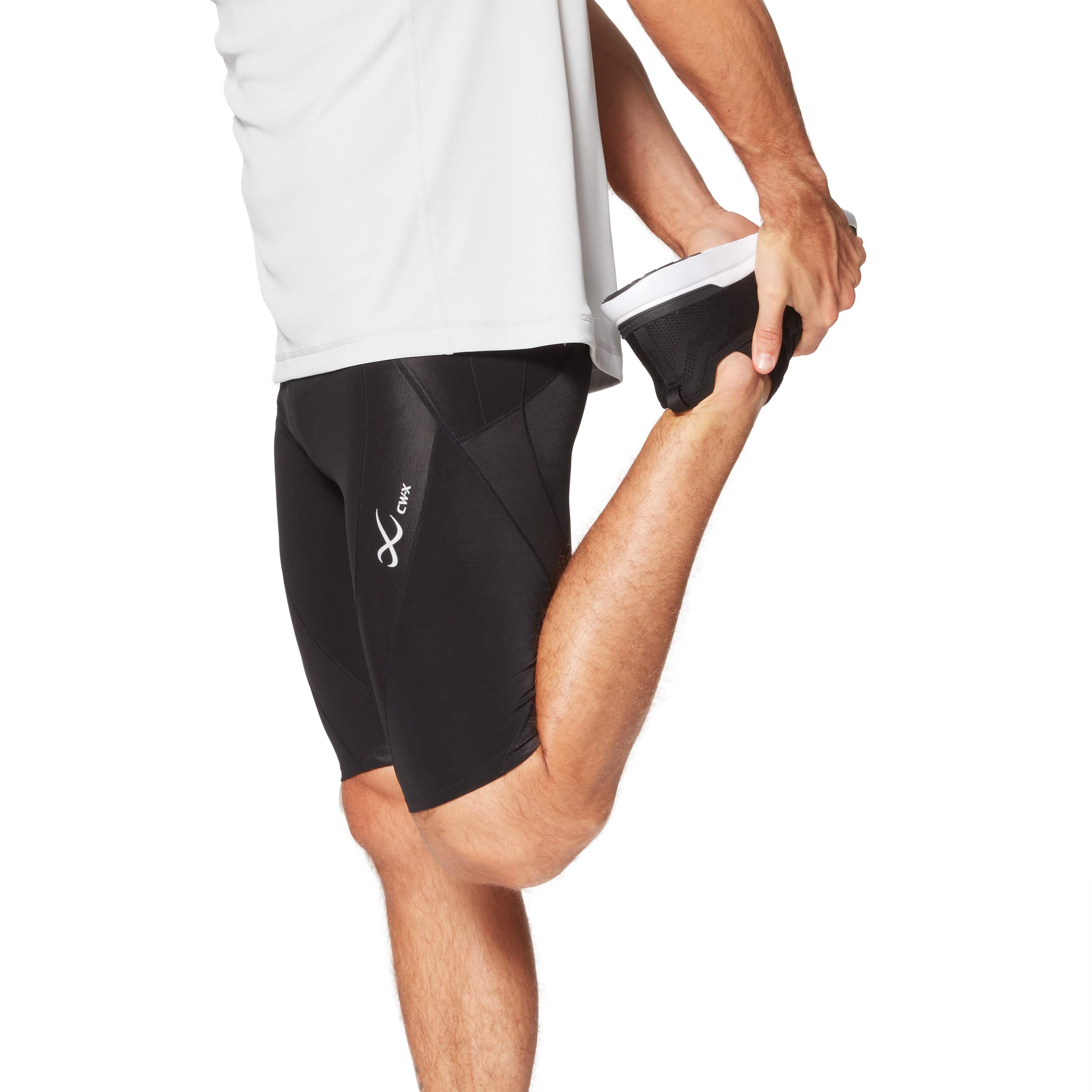 CW-X Men's Endurance Generator Compression Shorts - Muscle & Joint Support for Running, Cycling & Workouts - High Performance Athletic Shorts for Active Lifestyles