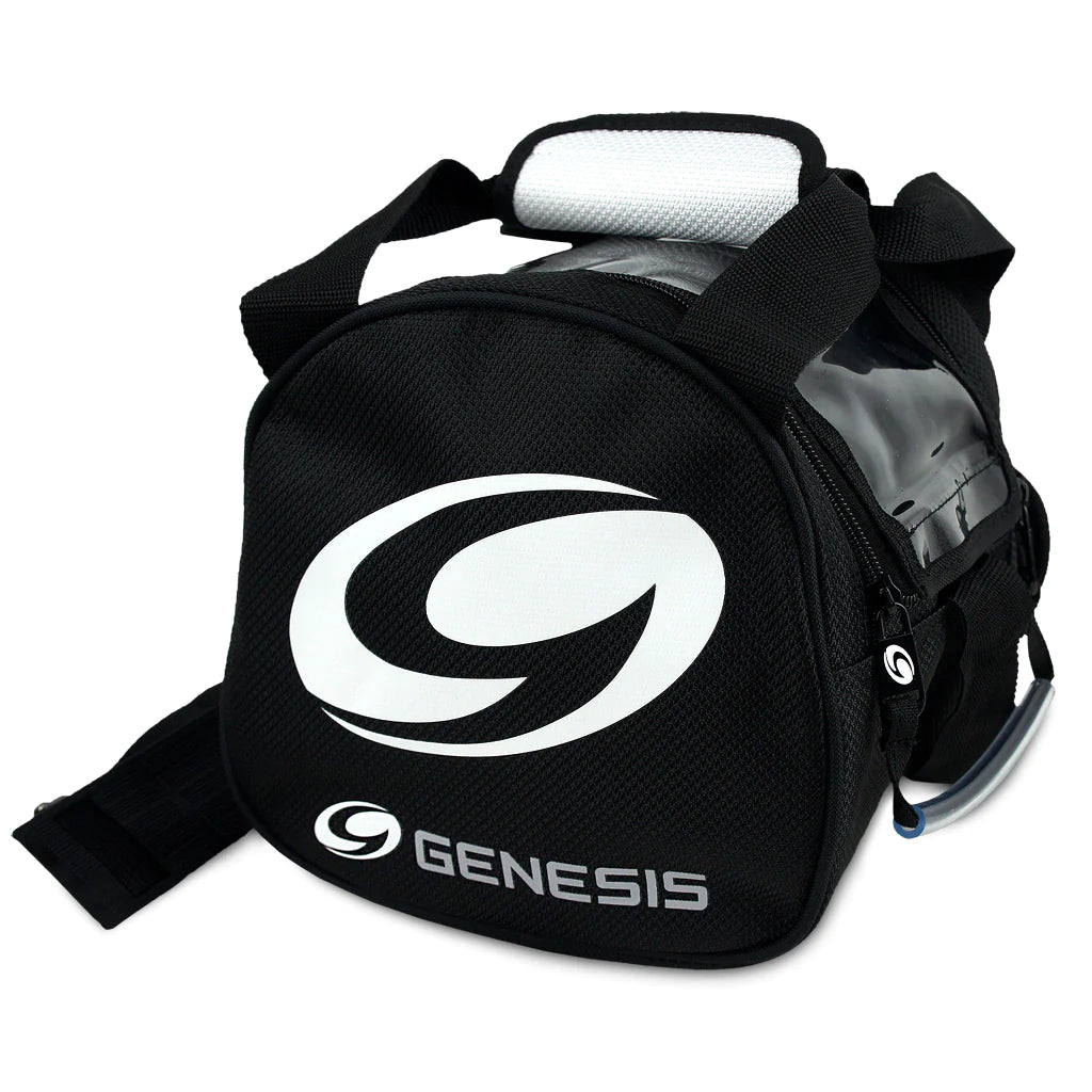 Genesis Single Sport™ Add On Ball Black Bowling Bag - Perfect for Bowling Enthusiasts & League Players - Durable & Stylish Sports Accessory